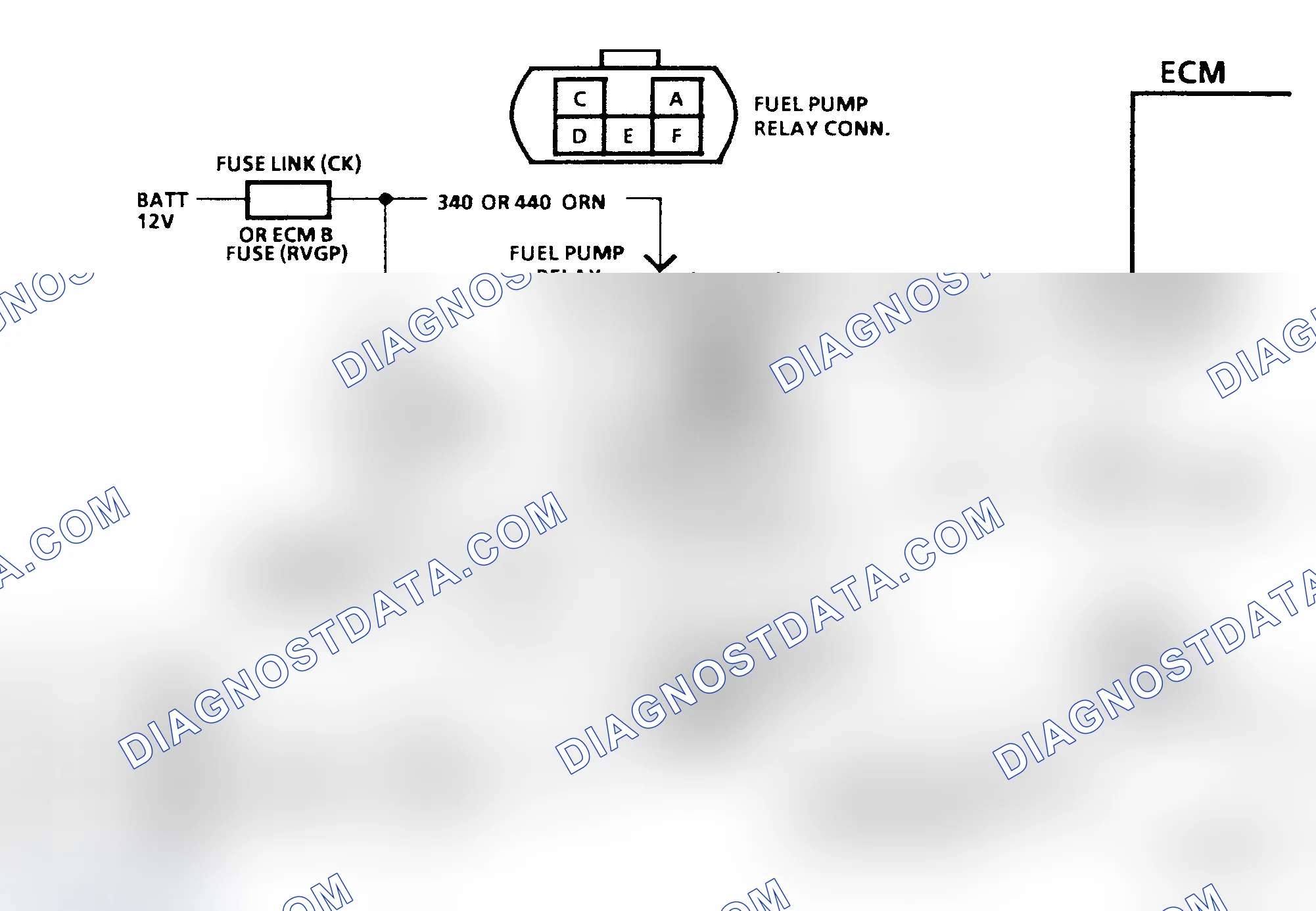 Scheme 21: Chart A-5 Schematic, Fuel Pump Ckt Diagnosis (C, K, R, V, G, P & GP Series) One Fuel Tank
