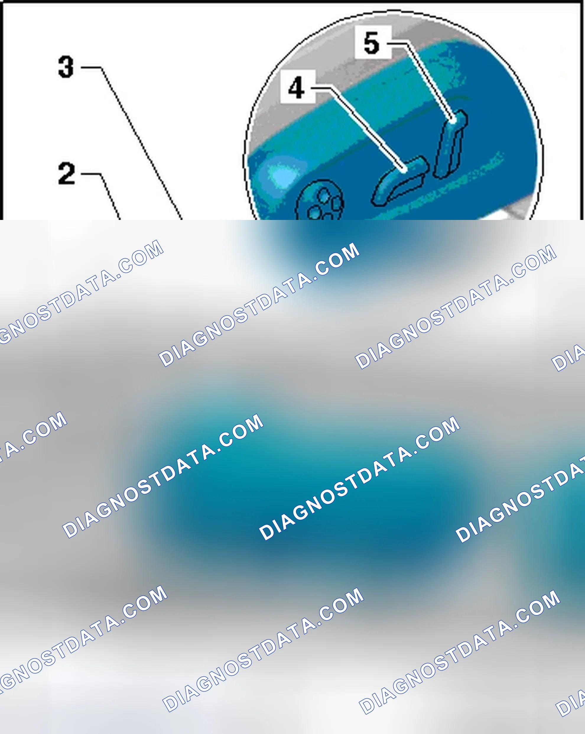 Scheme 99: SEAT FORWARD/BACK, ANGLE, HEIGHT AND BACKREST ADJUSTMENT SWITCHES V288/V243/V244/V245/V246/V45/V46