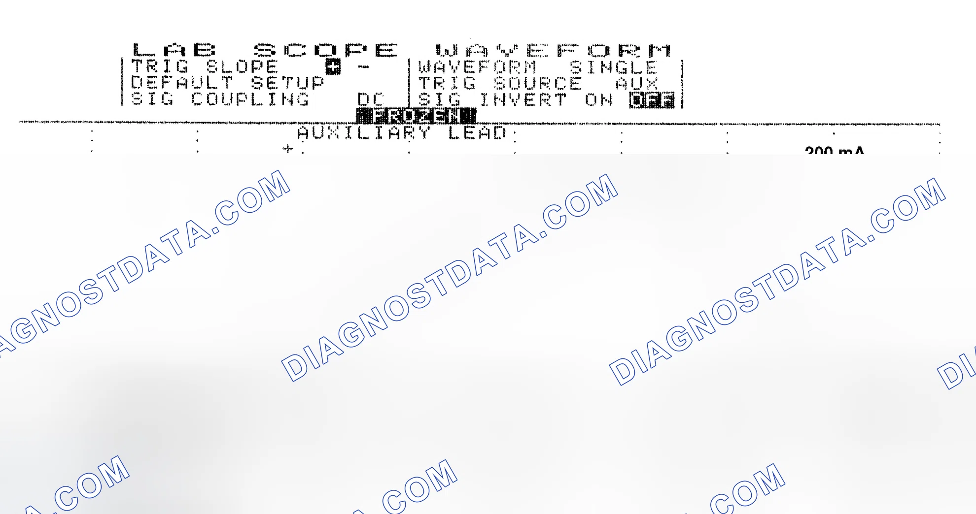 Scheme 13: Single Injector w/Normal Current Flow - Current Pattern