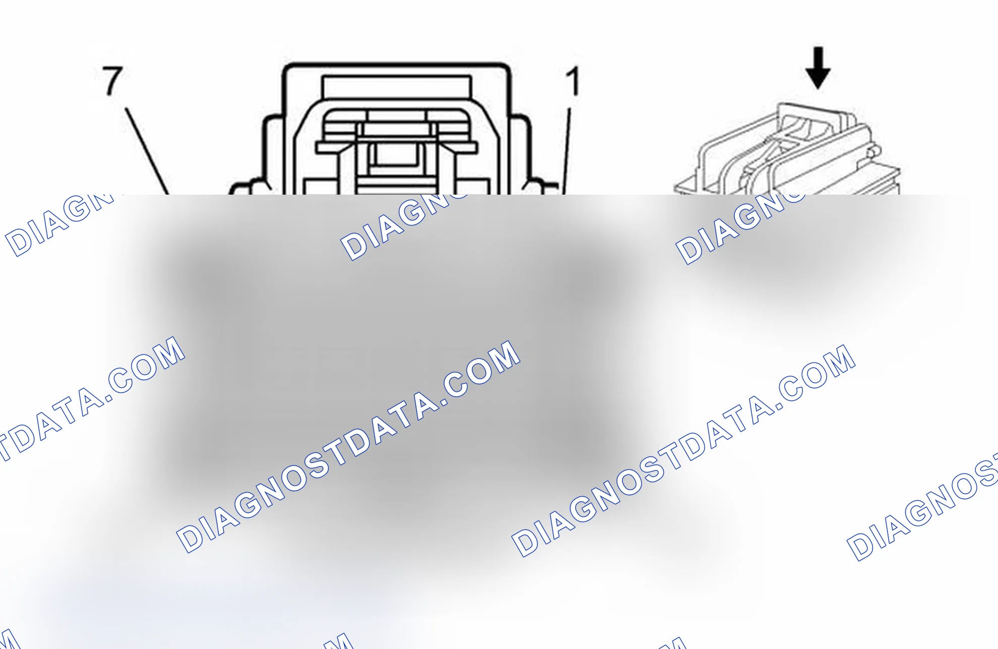 Scheme 253: Door Lock/Window Switch - Driver X4 (A45)