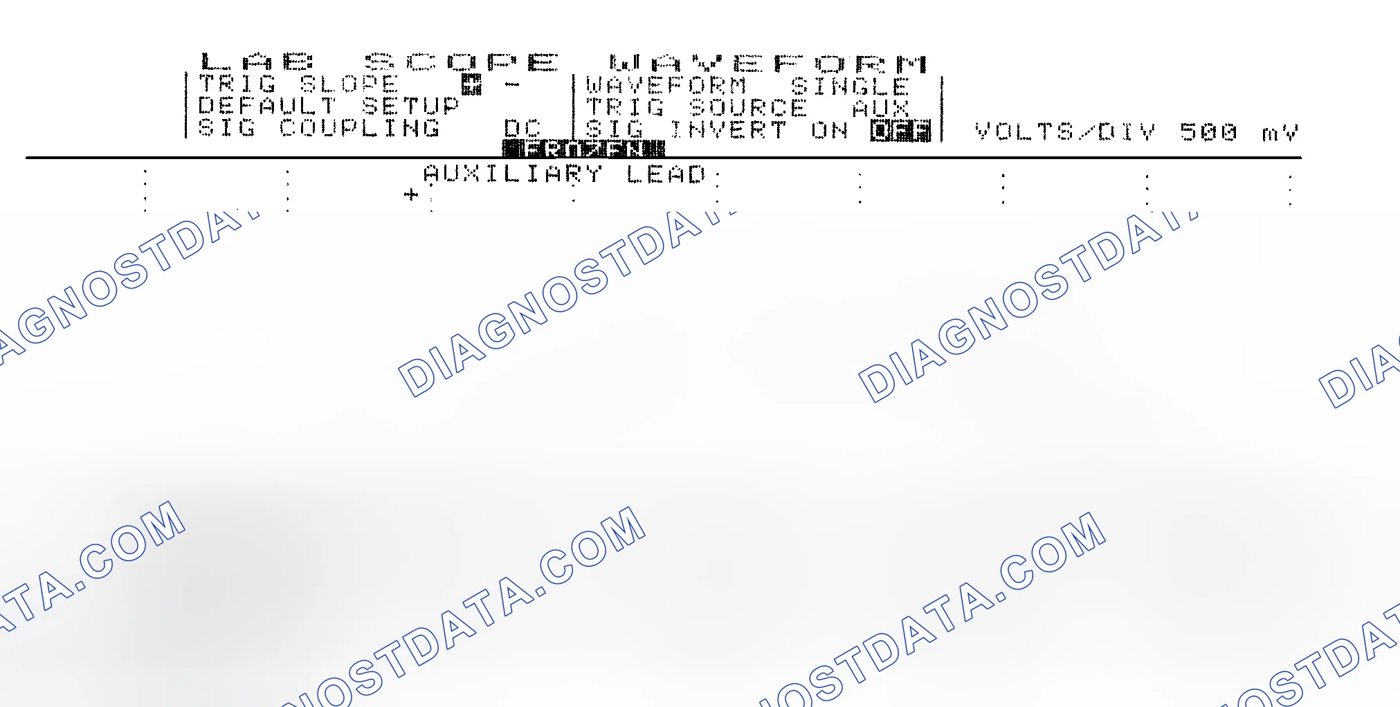 Scheme 14: Single Injector w/Excessive Current Flow - Current Pattern