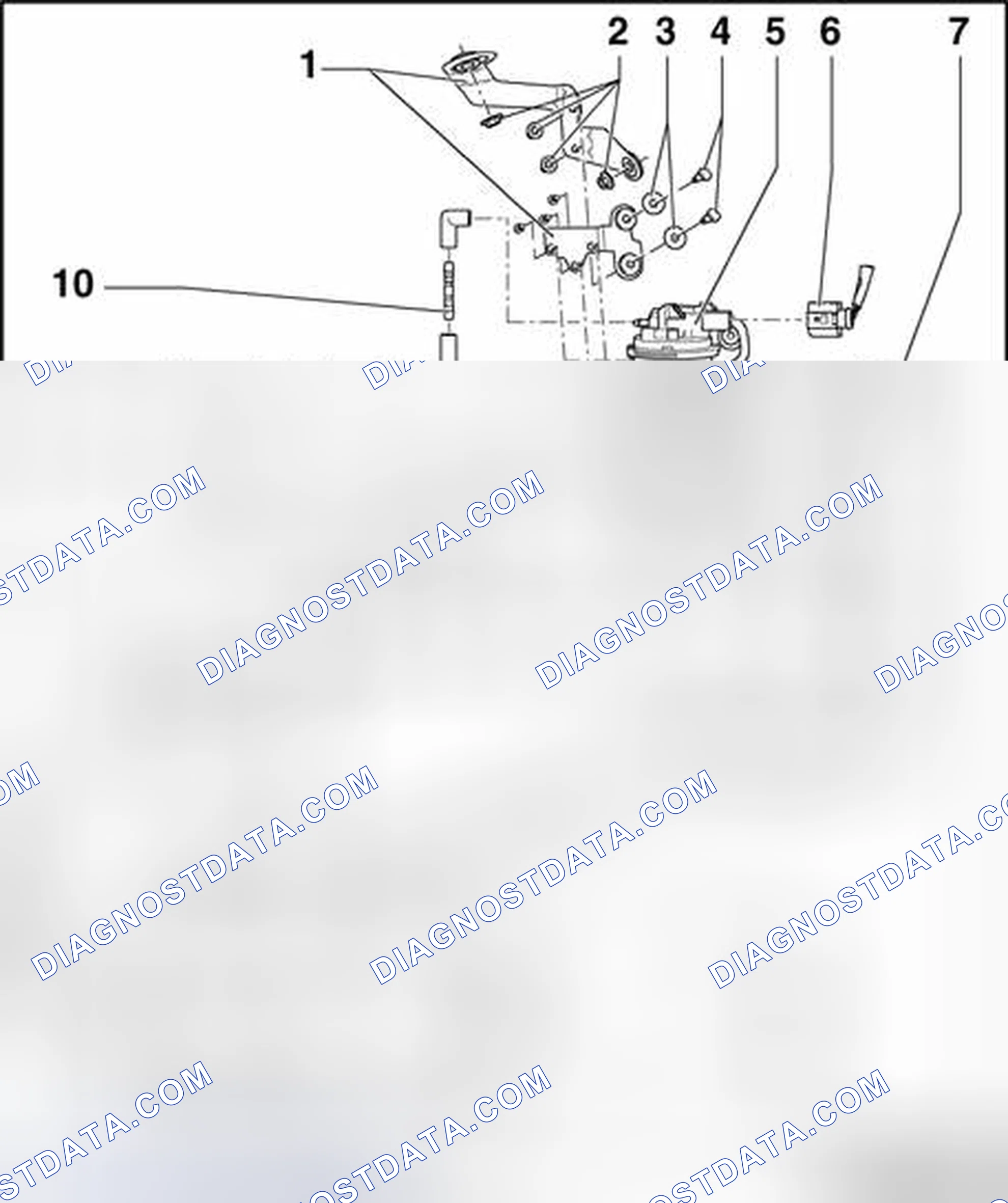 Scheme 190: EVAP canister system, assembly overview