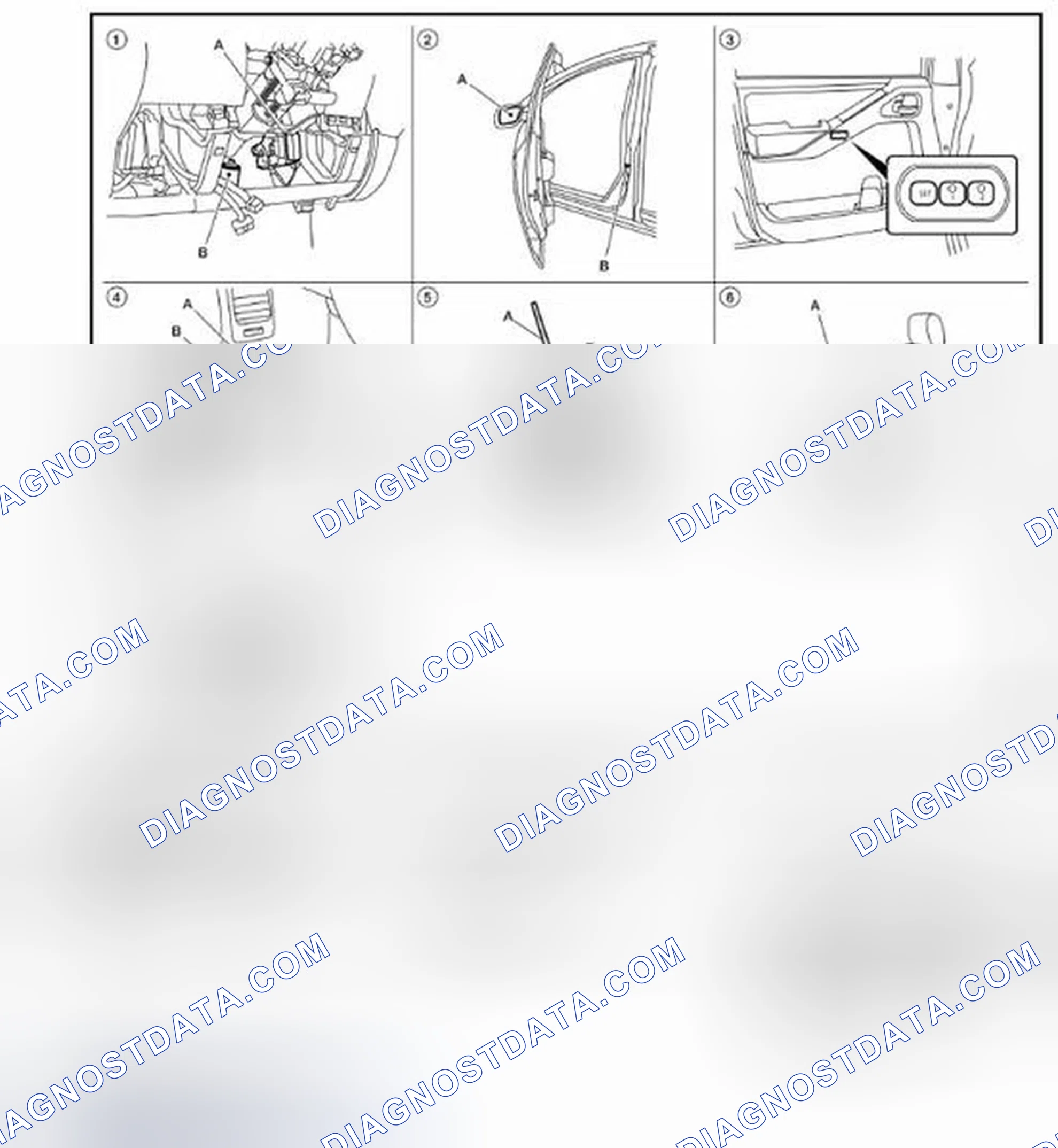 Scheme 152: MANUAL FUNCTION: Component Parts Location
