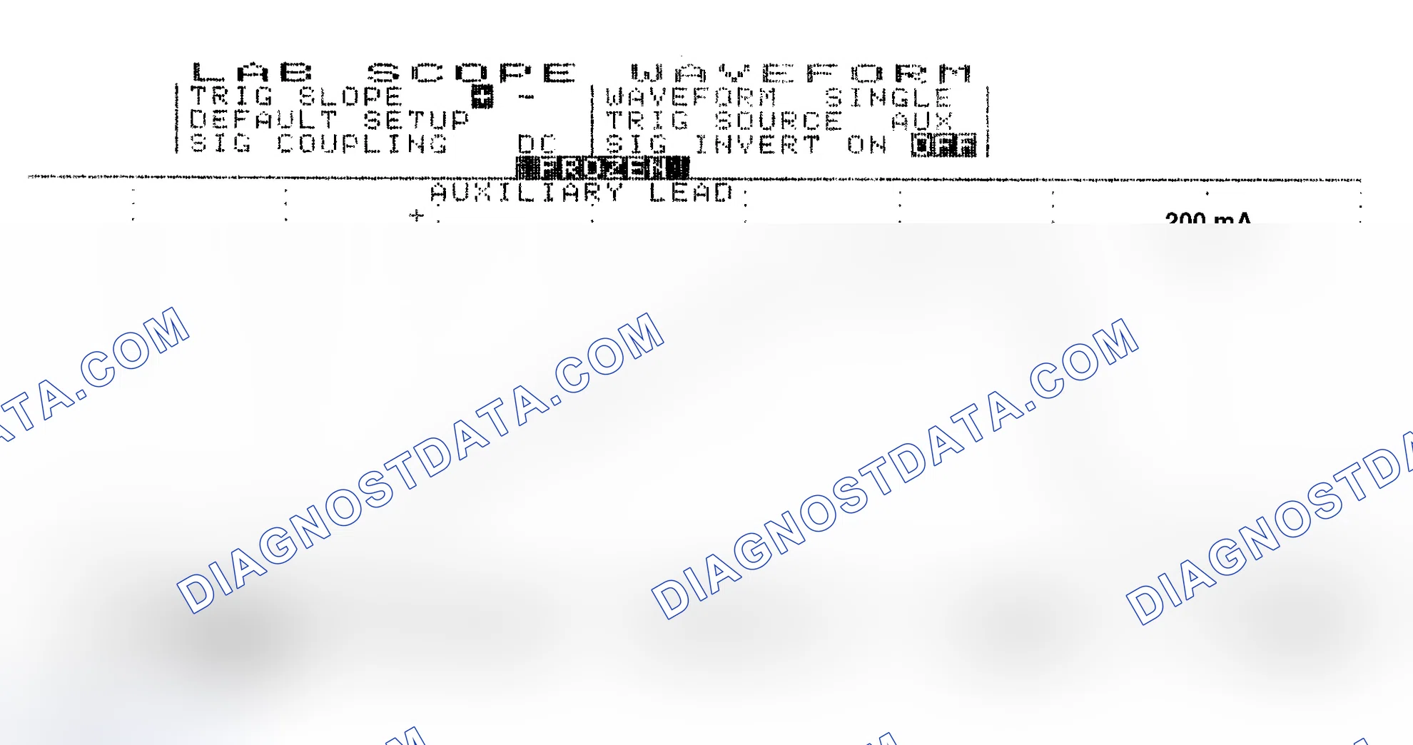 Scheme 13: Single Injector w/Normal Current Flow - Current Pattern