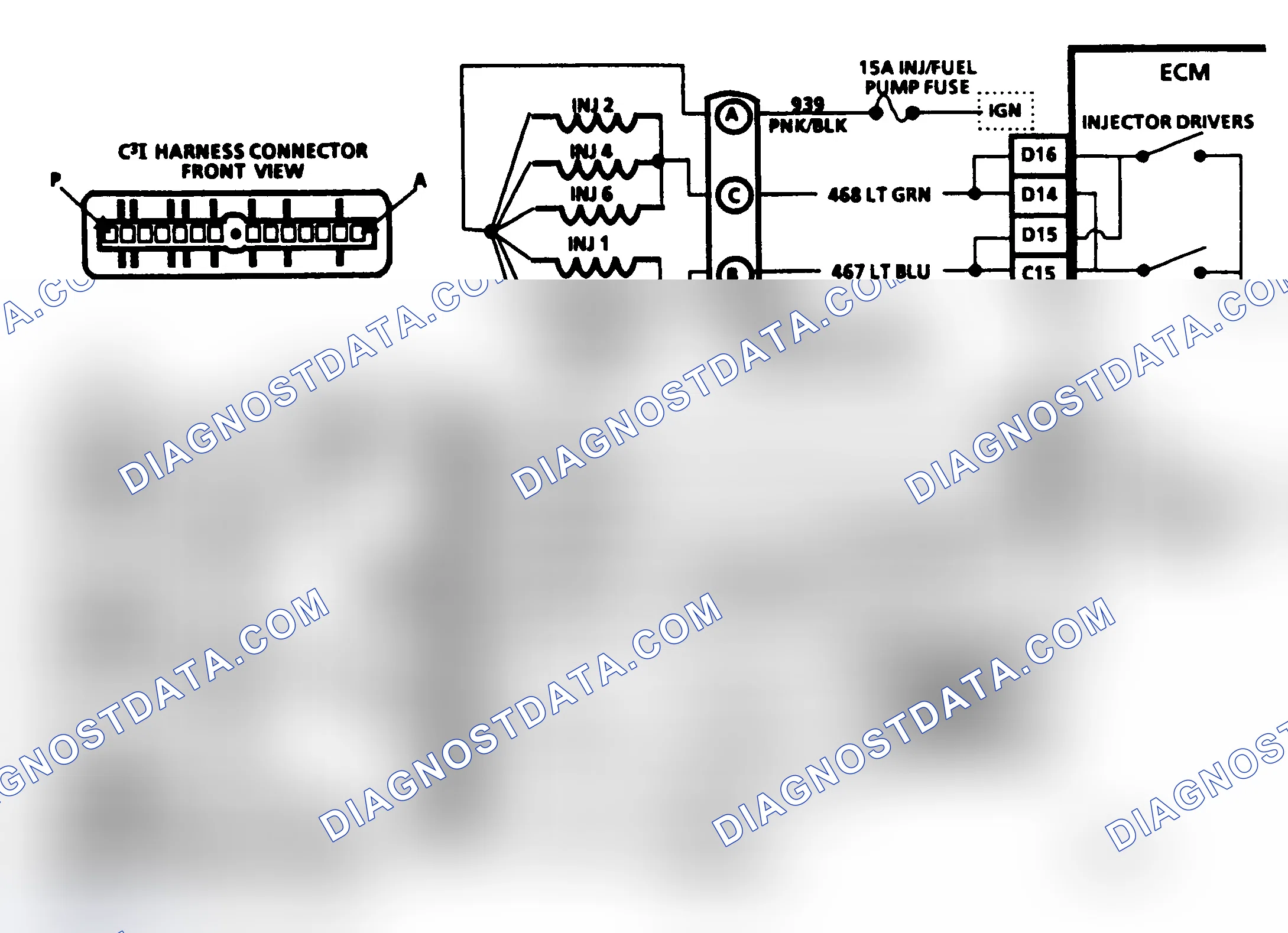Scheme 57: Ignition System Schematic (3.0L, VIN L)