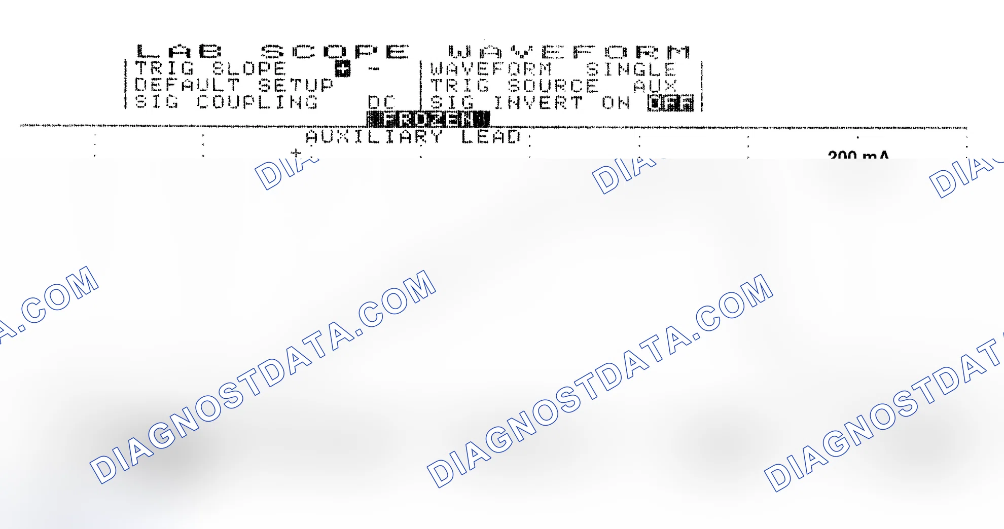 Scheme 13: Single Injector w/Normal Current Flow - Current Pattern