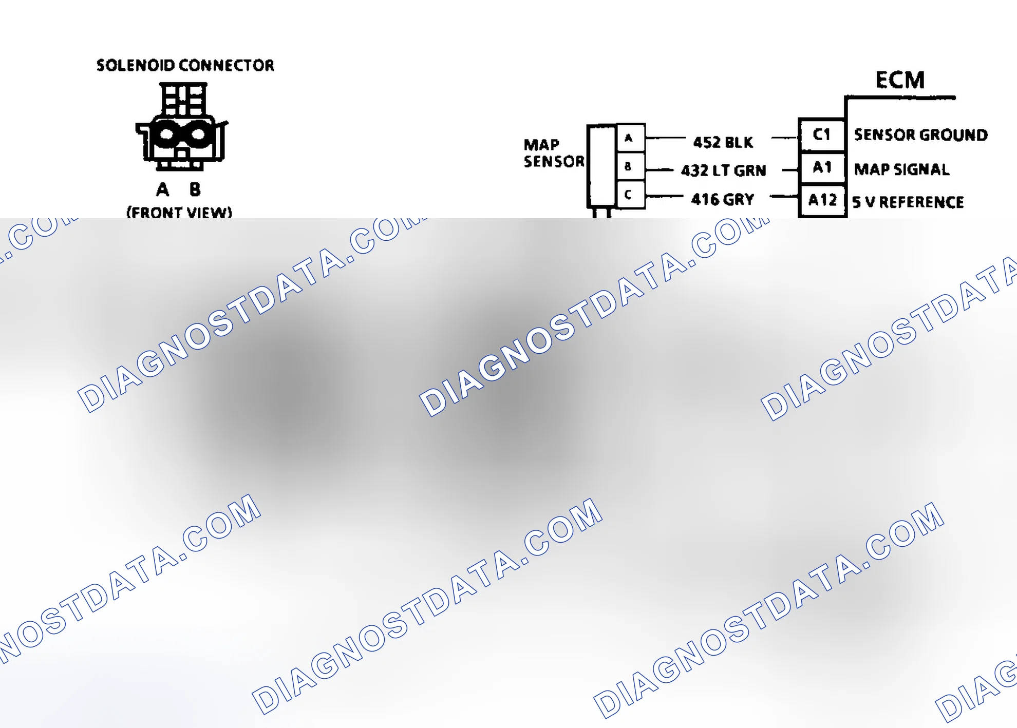 Scheme 46: Code 31: Circuit Diagram MAP Sensor Signal Voltage Low