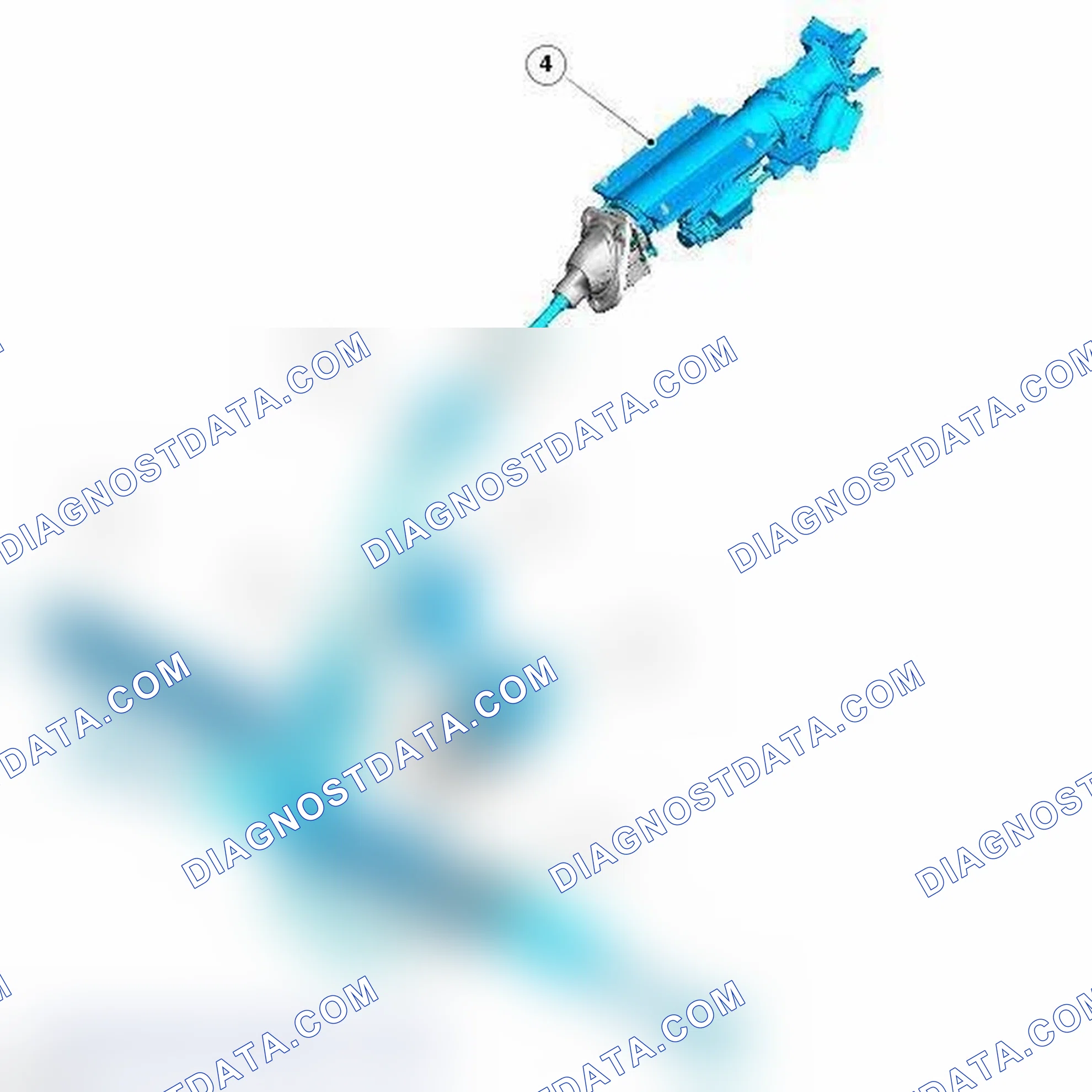 Scheme 1: POWER STEERING COMPONENT LOCATION
