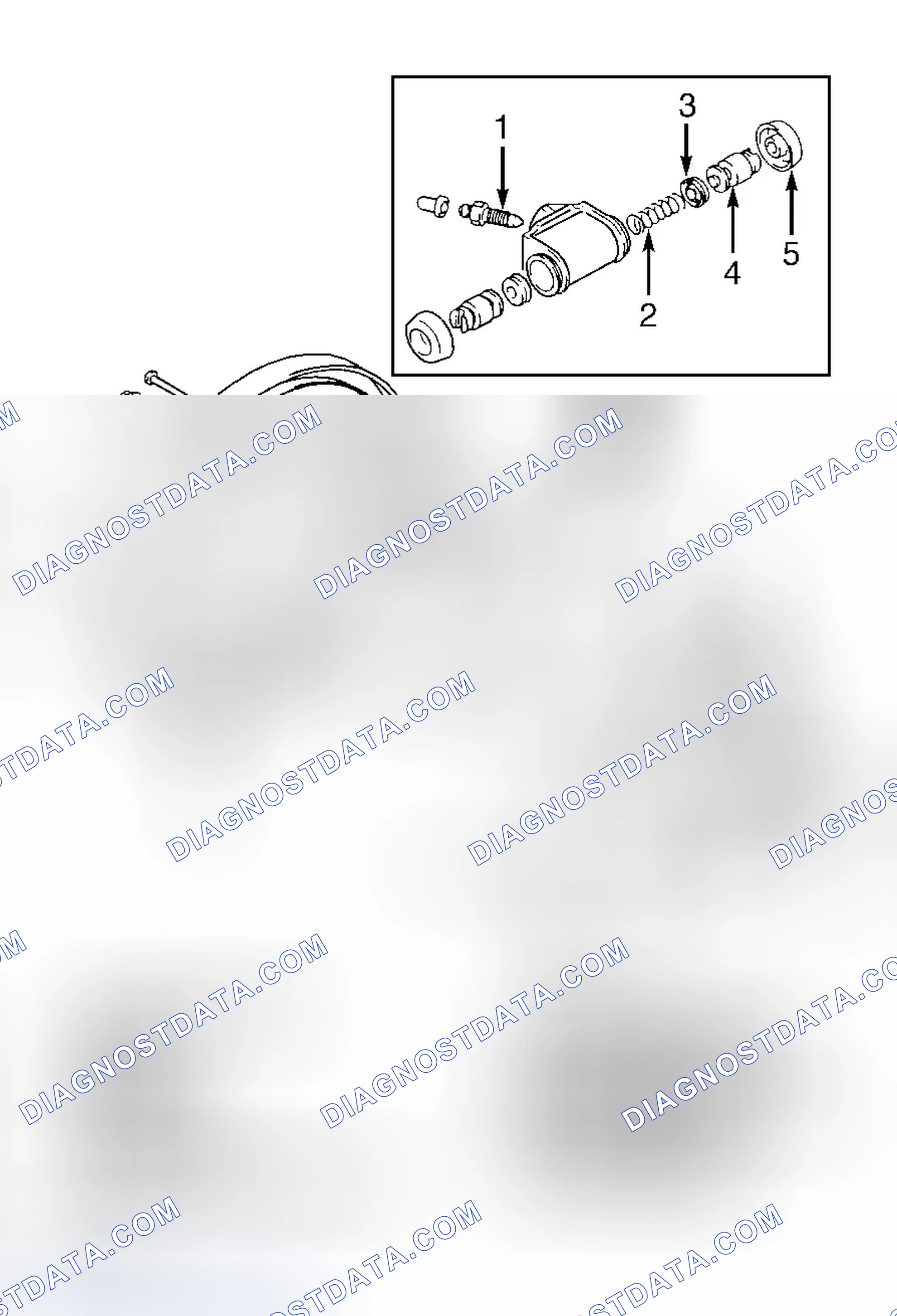 Scheme 6: REAR WHEEL CYLINDER