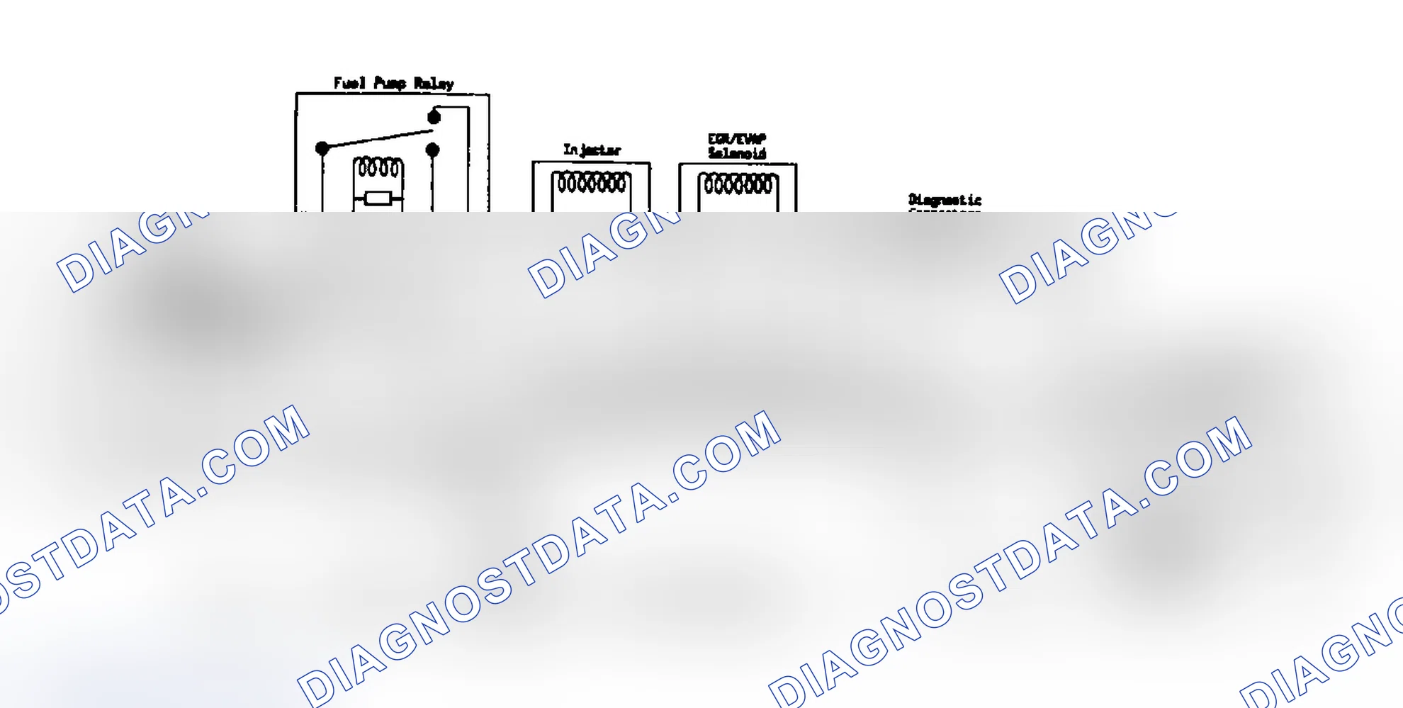 Scheme 20: Fault 1012: Circuit Diagram Fuel Injector Circuits
