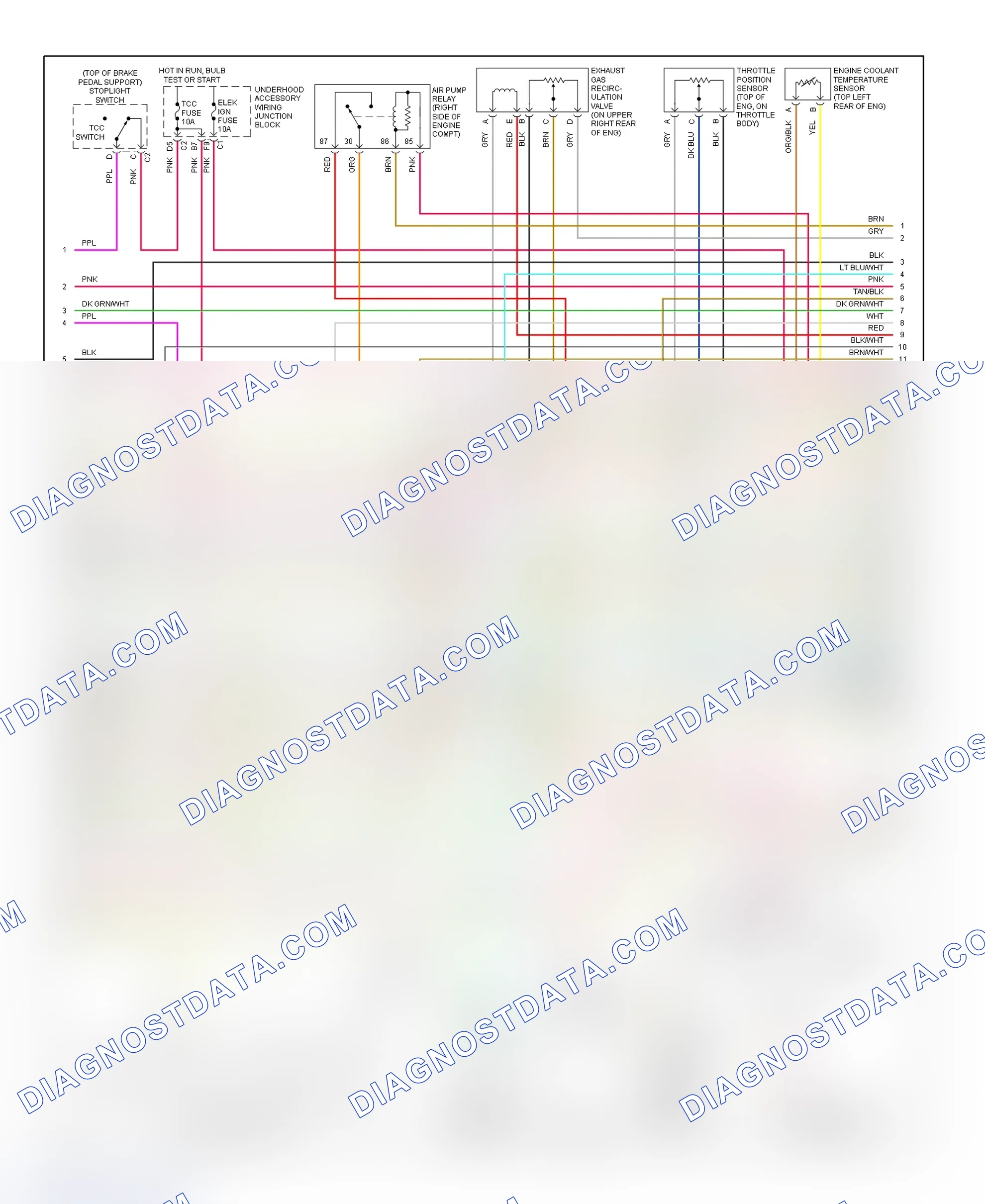 Scheme 139: PCM Wiring Diagram (Montana, Silhouette & Venture - 3.4L - 3 Of 4)