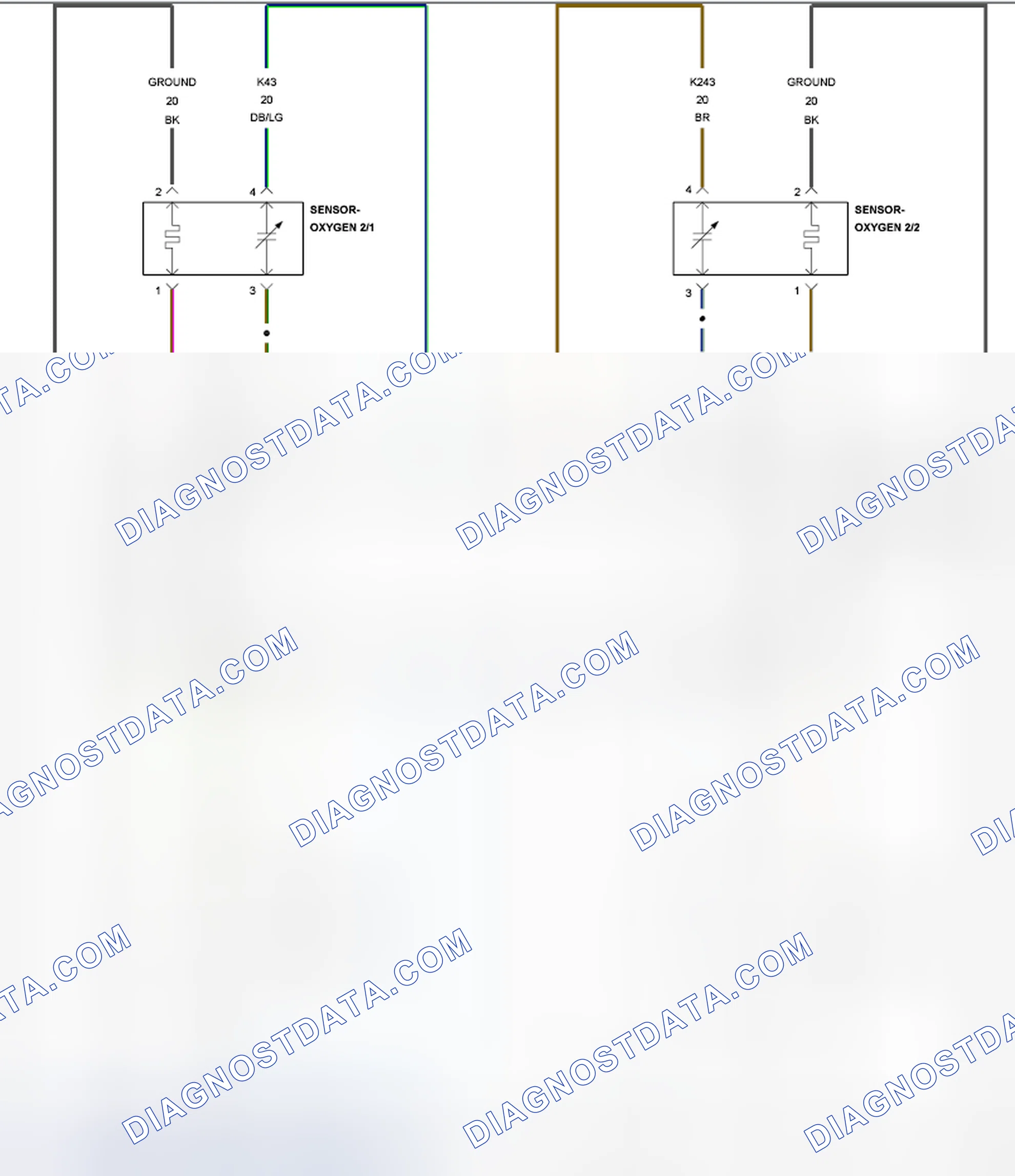 Scheme 479: CHECKING THE OXYGEN SENSOR OPERATION