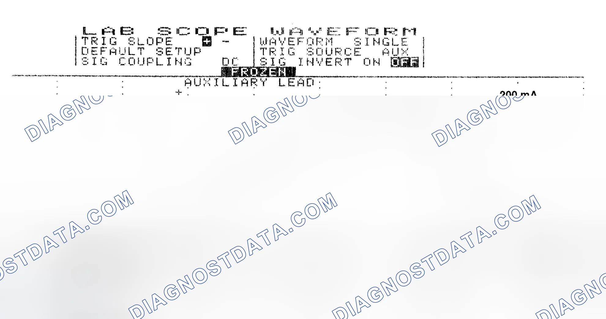Scheme 13: Single Injector w/Normal Current Flow - Current Pattern