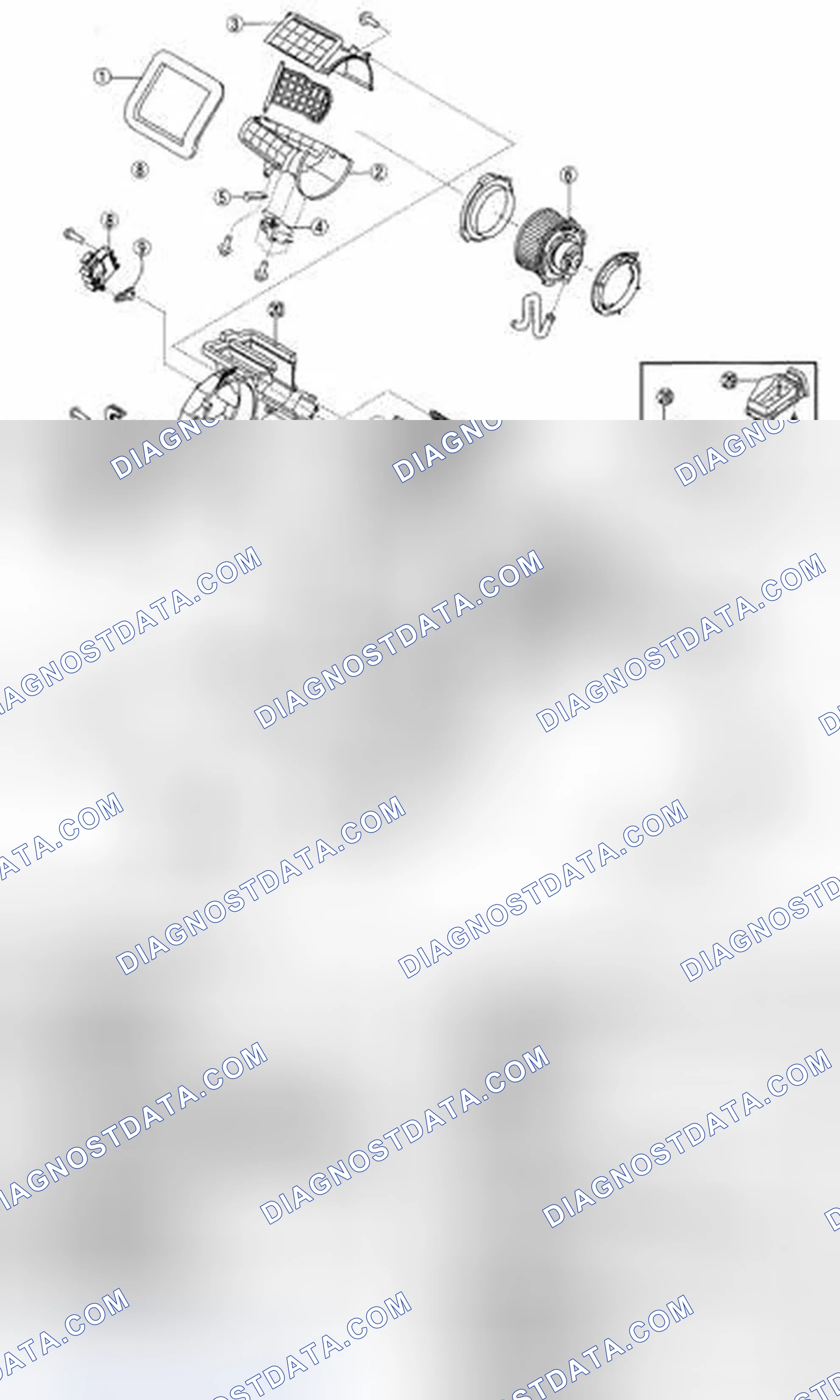 Scheme 127: A/C UNIT DISASSEMBLY/ASSEMBLY [FULL-AUTO AIR CONDITIONER]