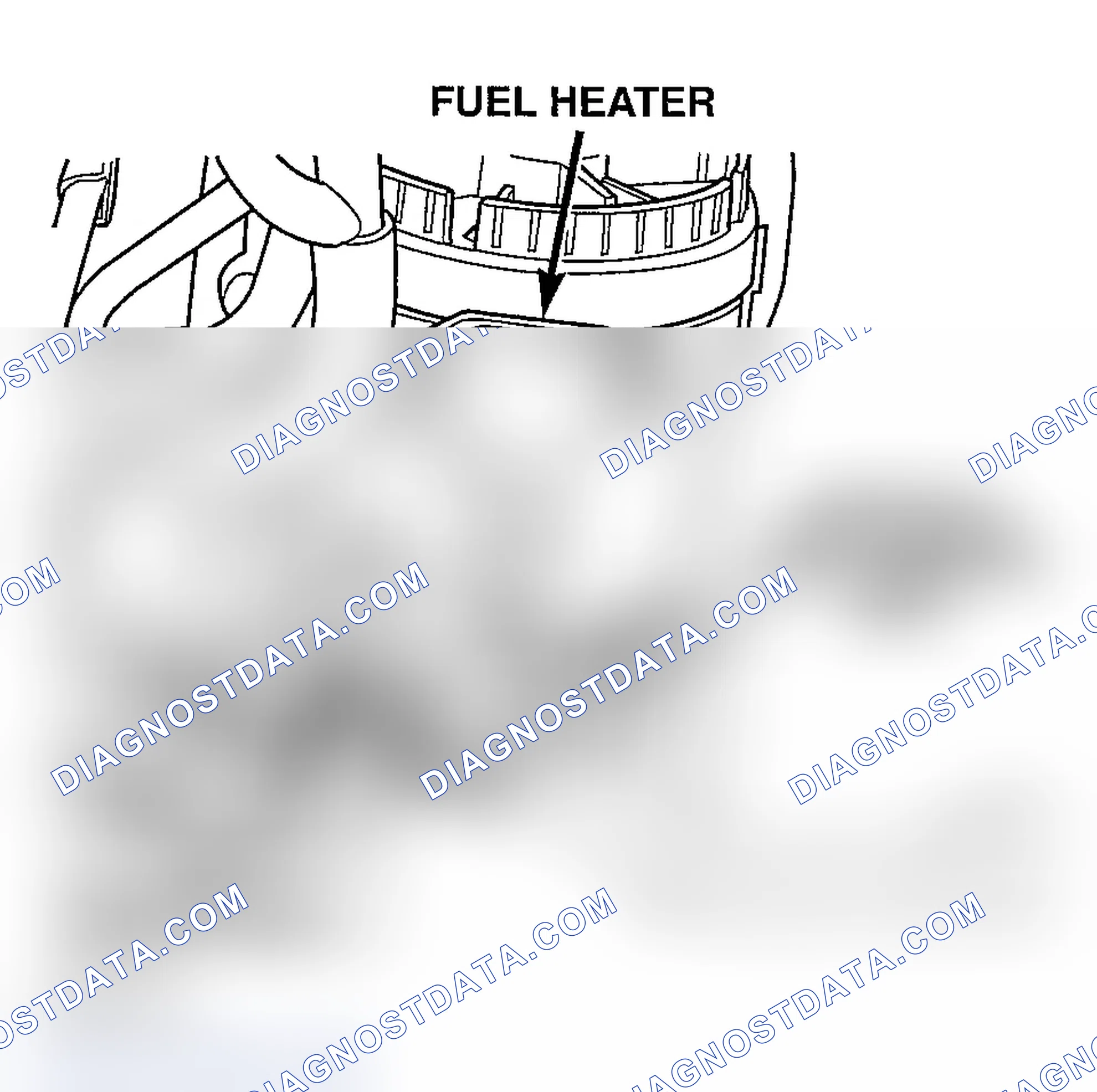 Scheme 747: FUEL SYSTEM COMPONENTS LOCATIONS - DIESEL (LATE)