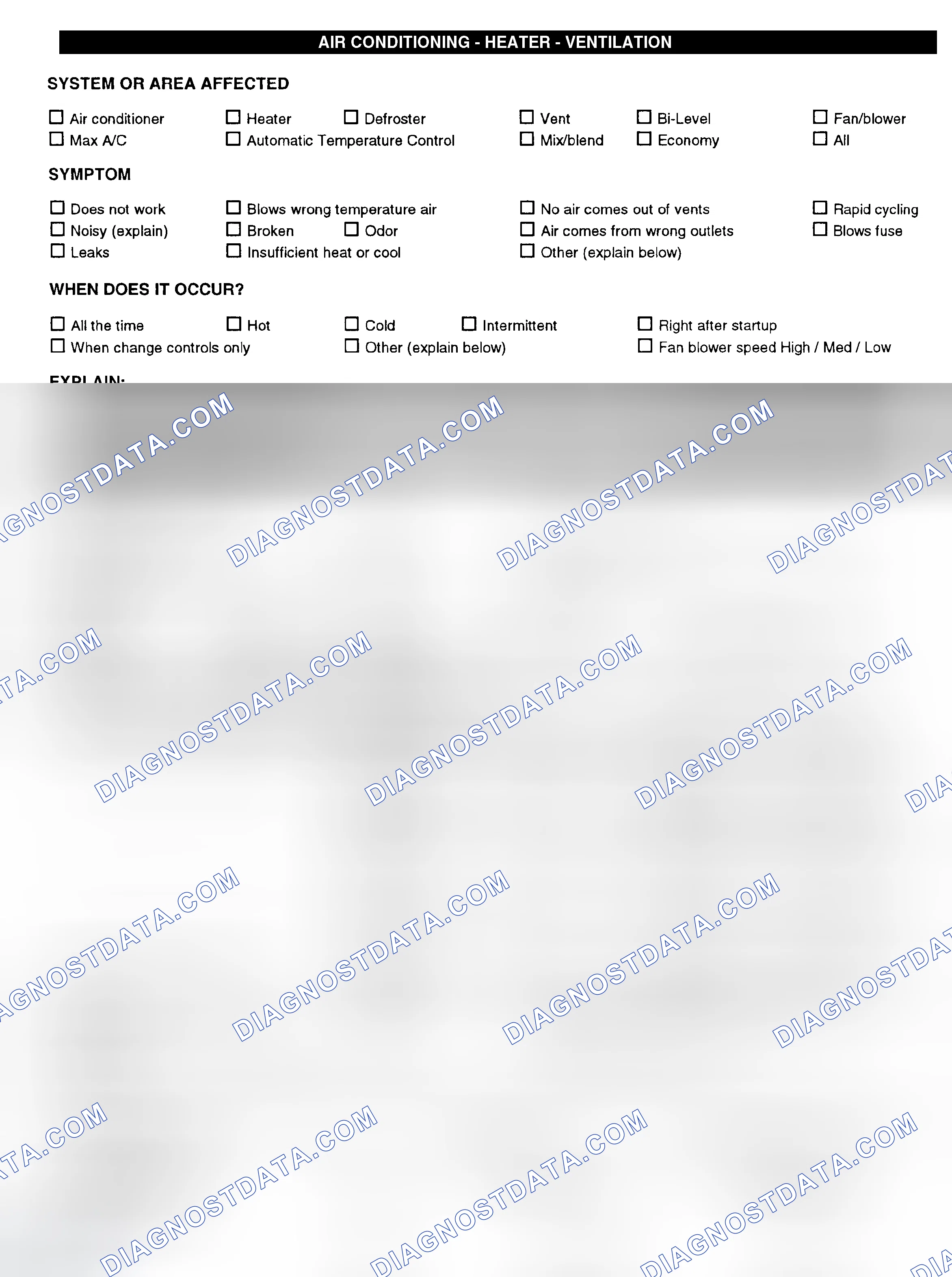 Scheme 4: Symptom Check List - Page 3