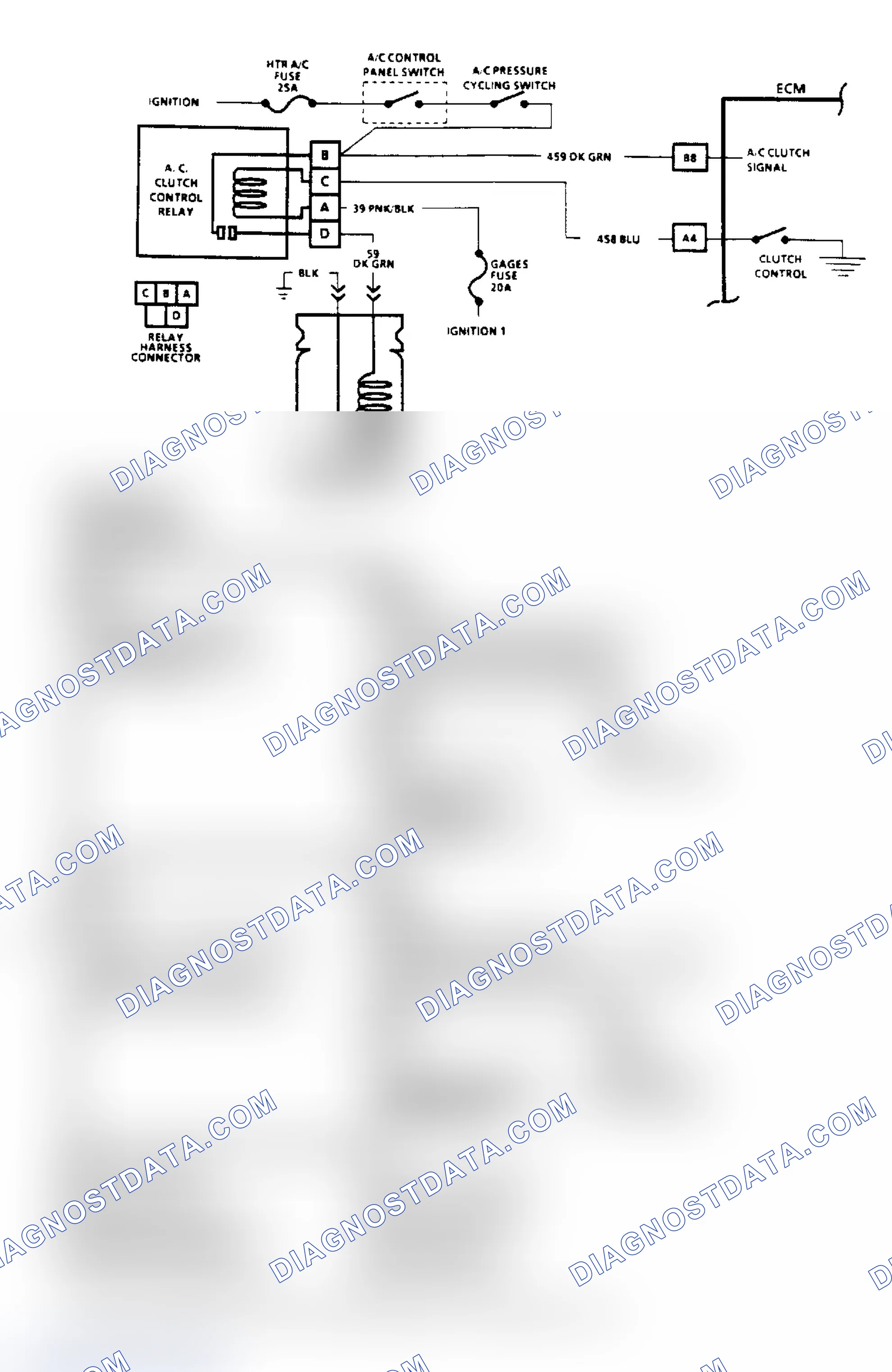Scheme 95: A/C Clutch Control Diagnosis Flow Chart (2.5L) (3 Of 3)