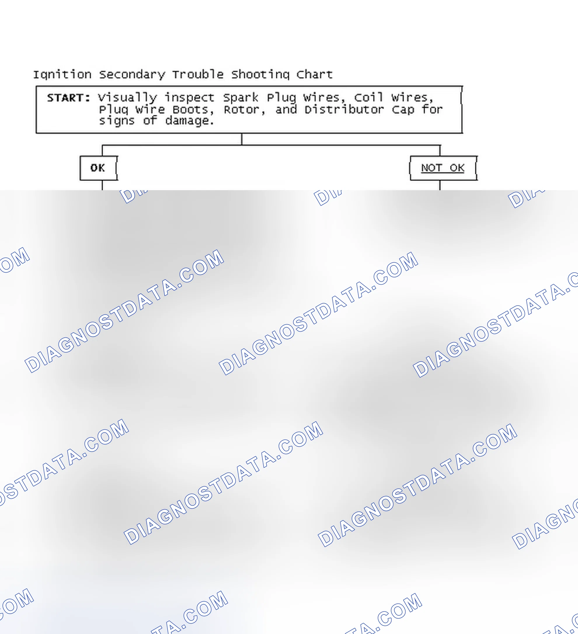 Scheme 1: Ignition Secondary Trouble Shooting Chart