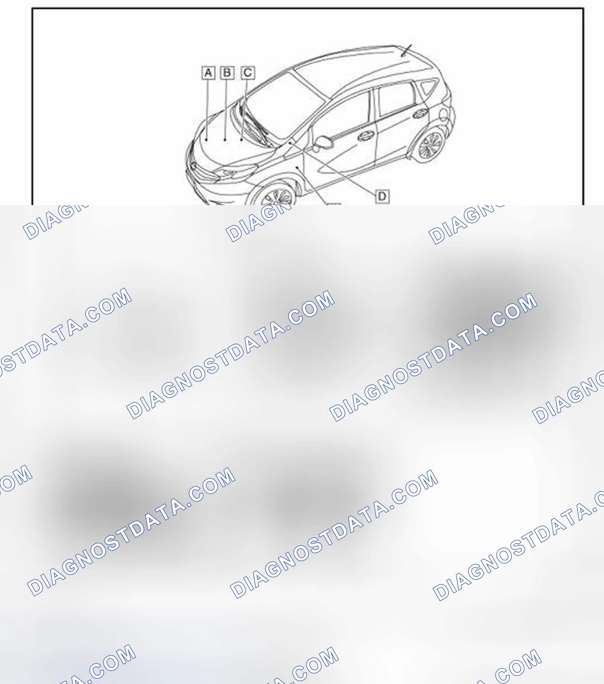 Scheme 4: STARTING SYSTEM (WITH INTELLIGENT KEY): Component Parts Location