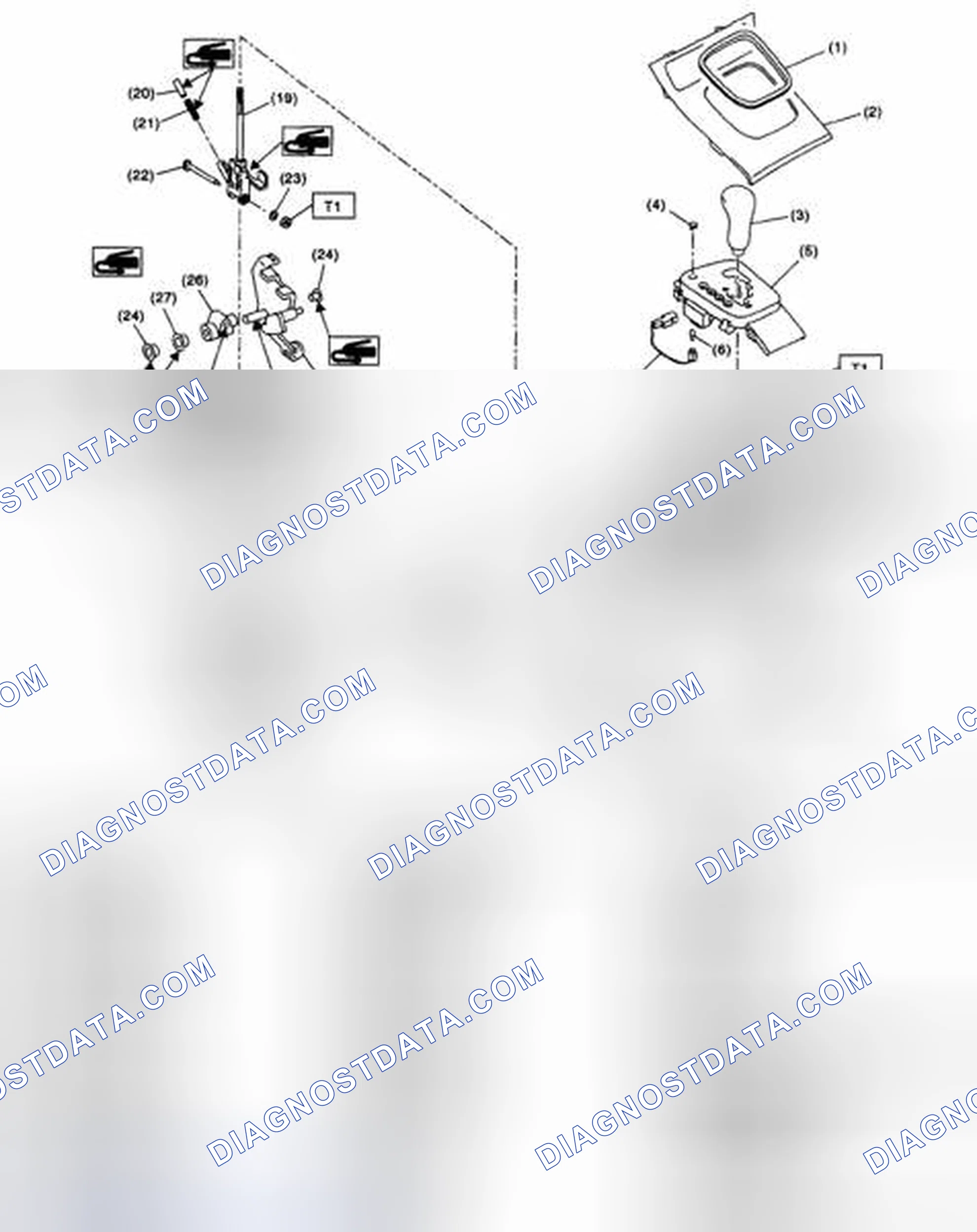 Scheme 742: AT SELECT LEVER