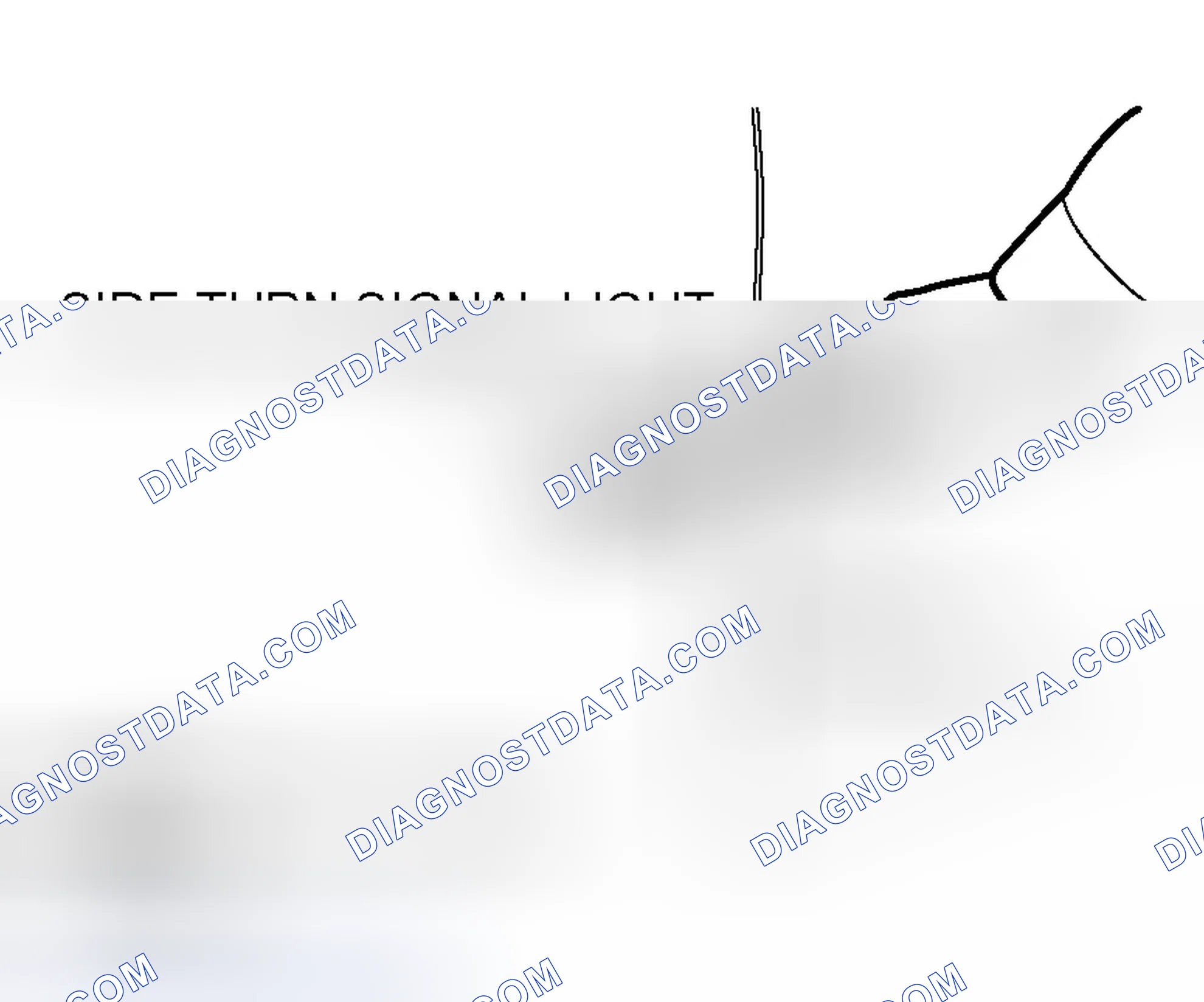 Scheme 274: << A >> SIDE TURN SIGNAL LIGHT REMOVAL