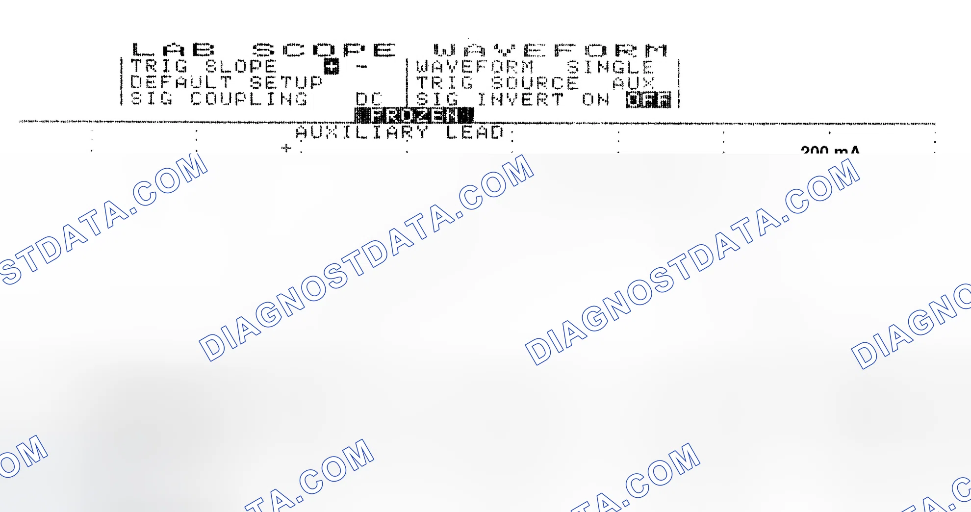 Scheme 13: Single Injector w/Normal Current Flow - Current Pattern