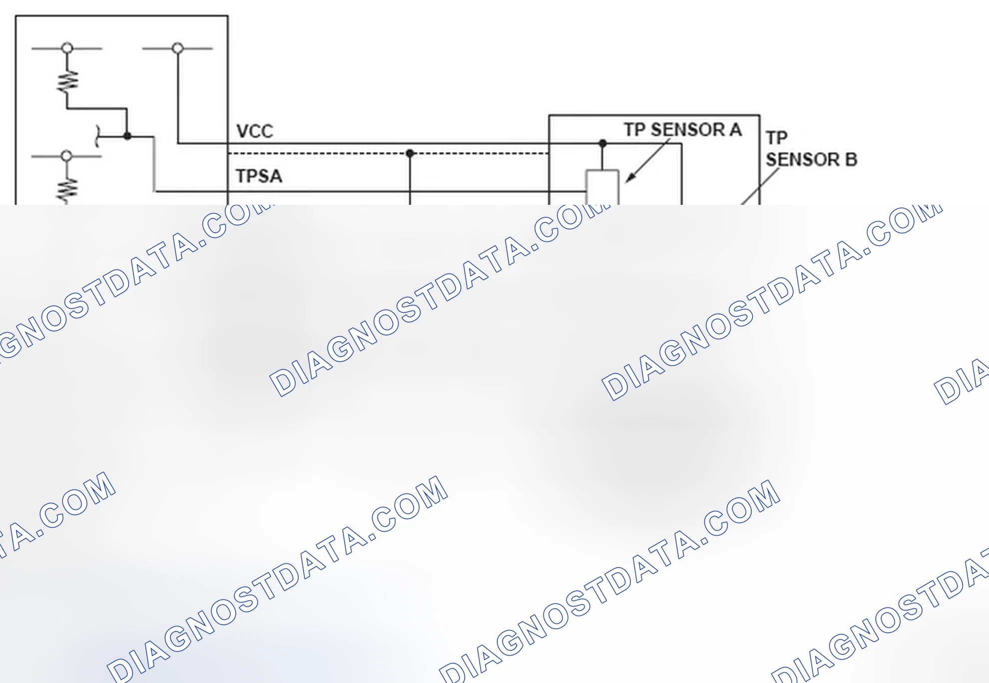 Scheme 270: Throttle Position (TP) Sensor - Circuit Diagram