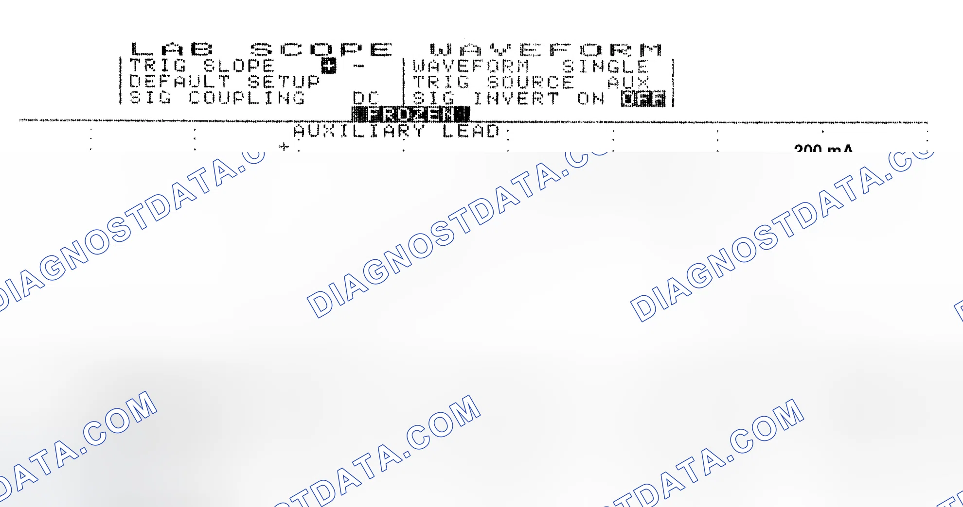 Scheme 13: Single Injector w/Normal Current Flow - Current Pattern