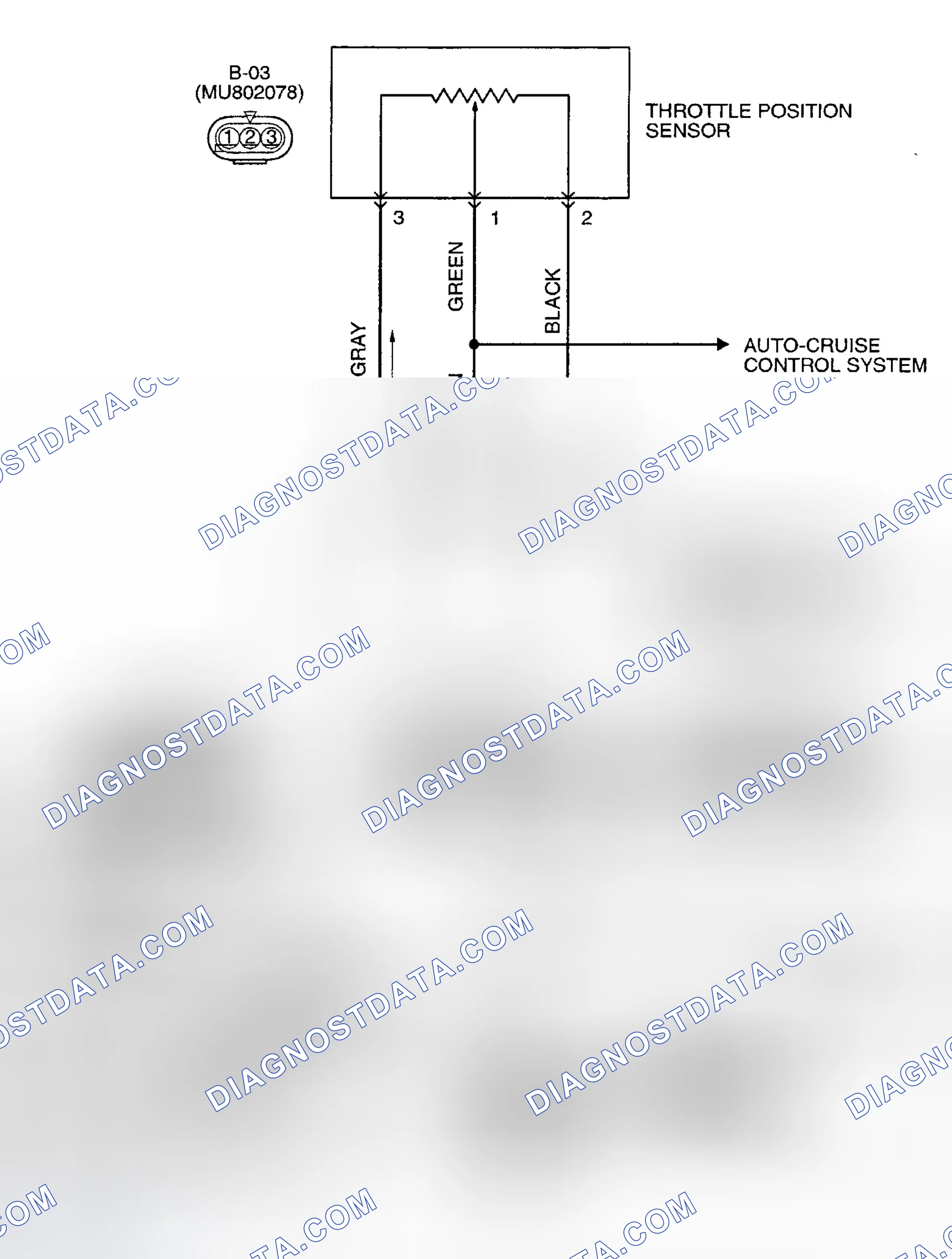 Scheme 7: DTC P0121: THROTTLE POSITION SENSOR CIRCUIT RANGE/PERFORMANCE PROBLEM