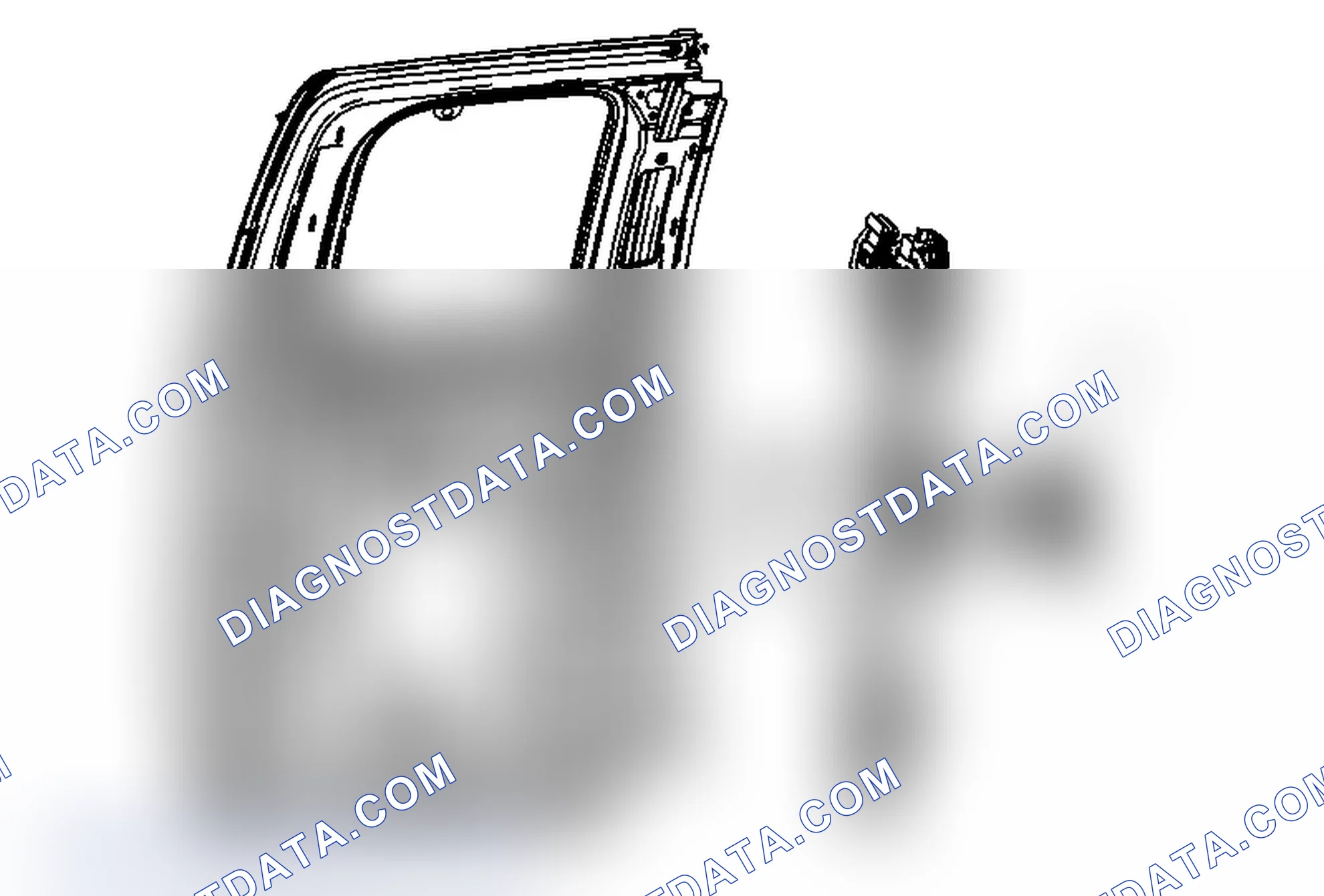 Scheme 22: Rear Side Door Window Regulator Motor Replacement (Extended Cab)