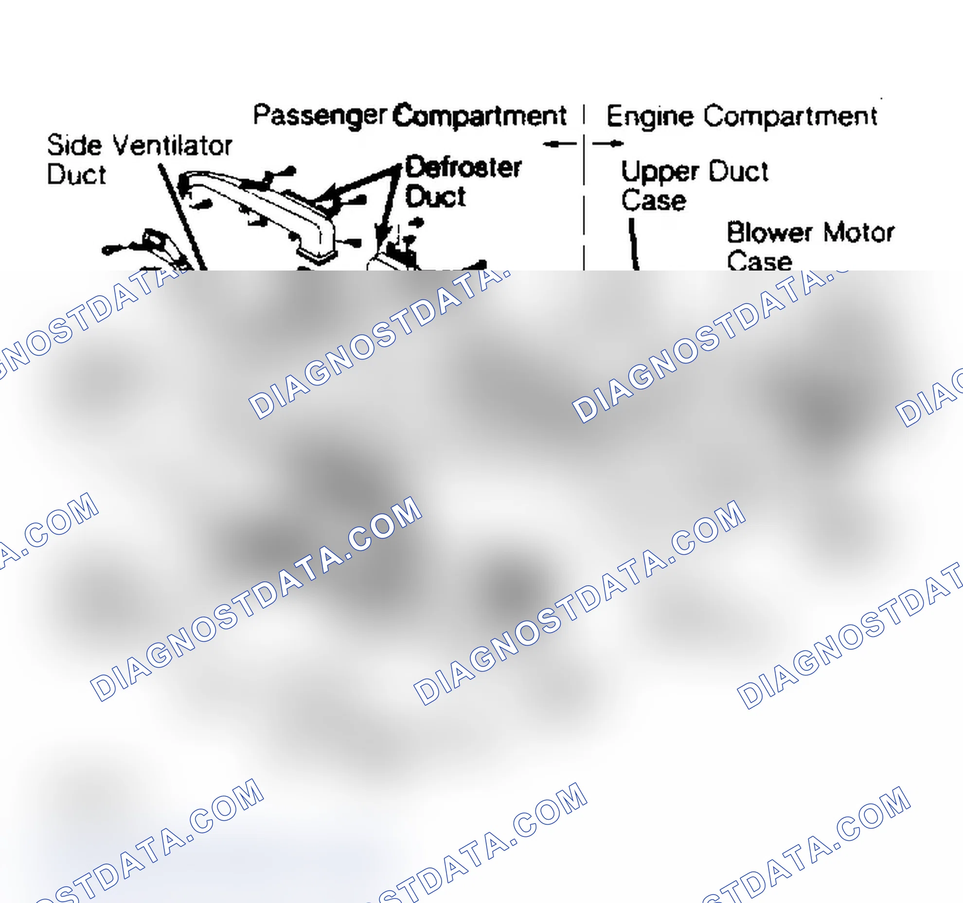 Scheme 5: Exploded View of Stanza & Stanza Wagon Heater Assembly