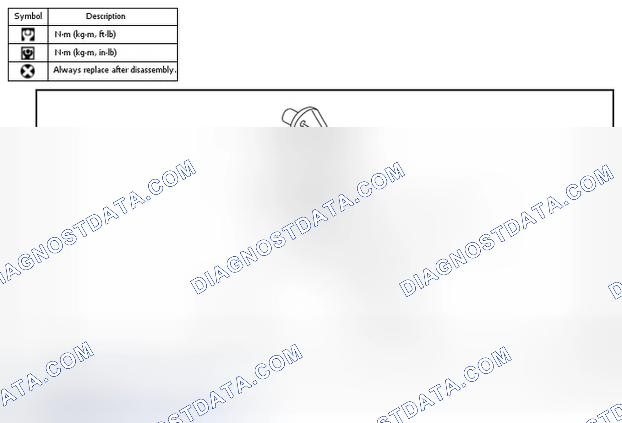 Scheme 2: MODELS WITHOUT DISTANCE CONTROL ASSIST SYSTEM : Exploded View