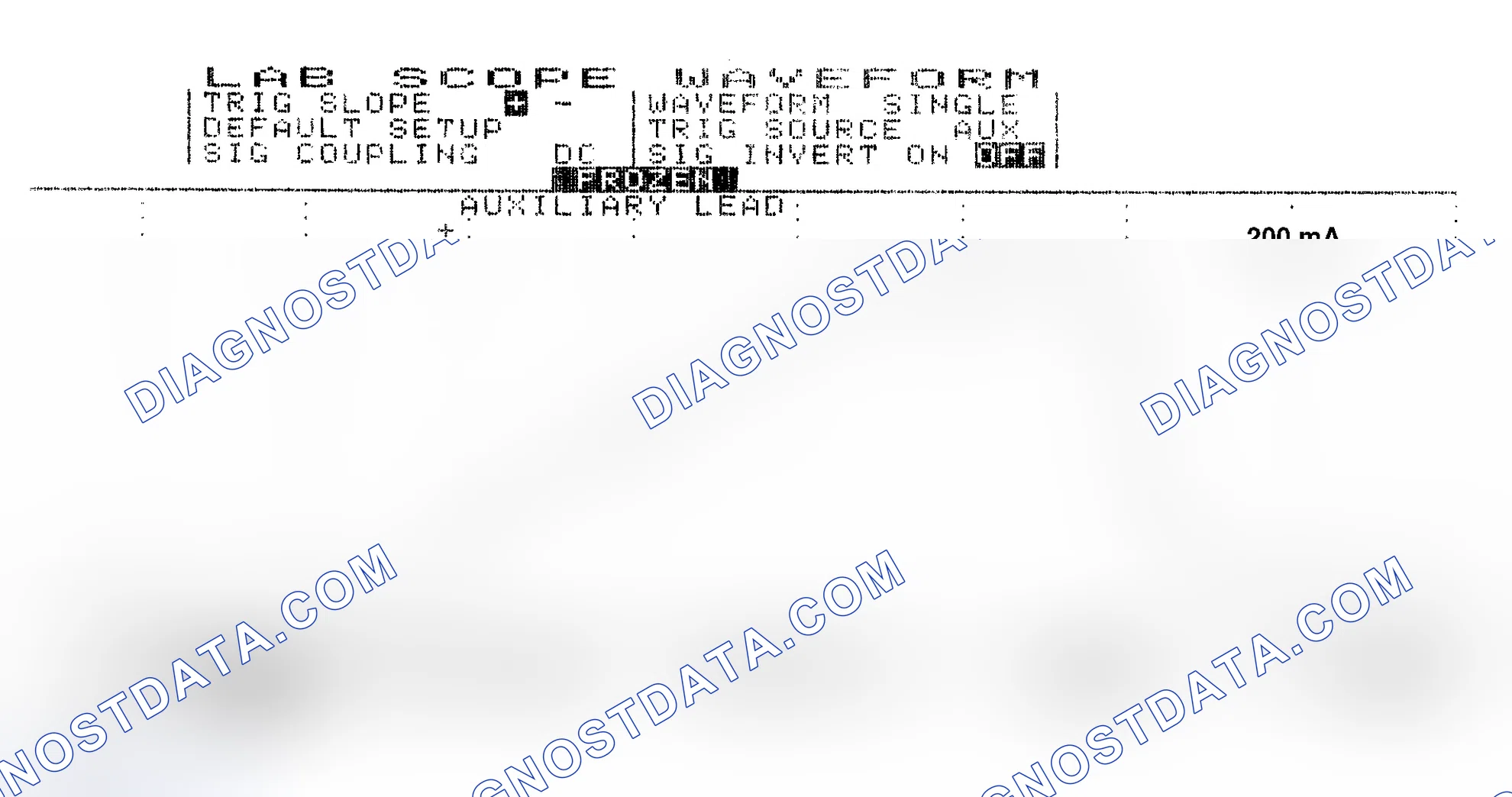 Scheme 13: Single Injector w/Normal Current Flow - Current Pattern