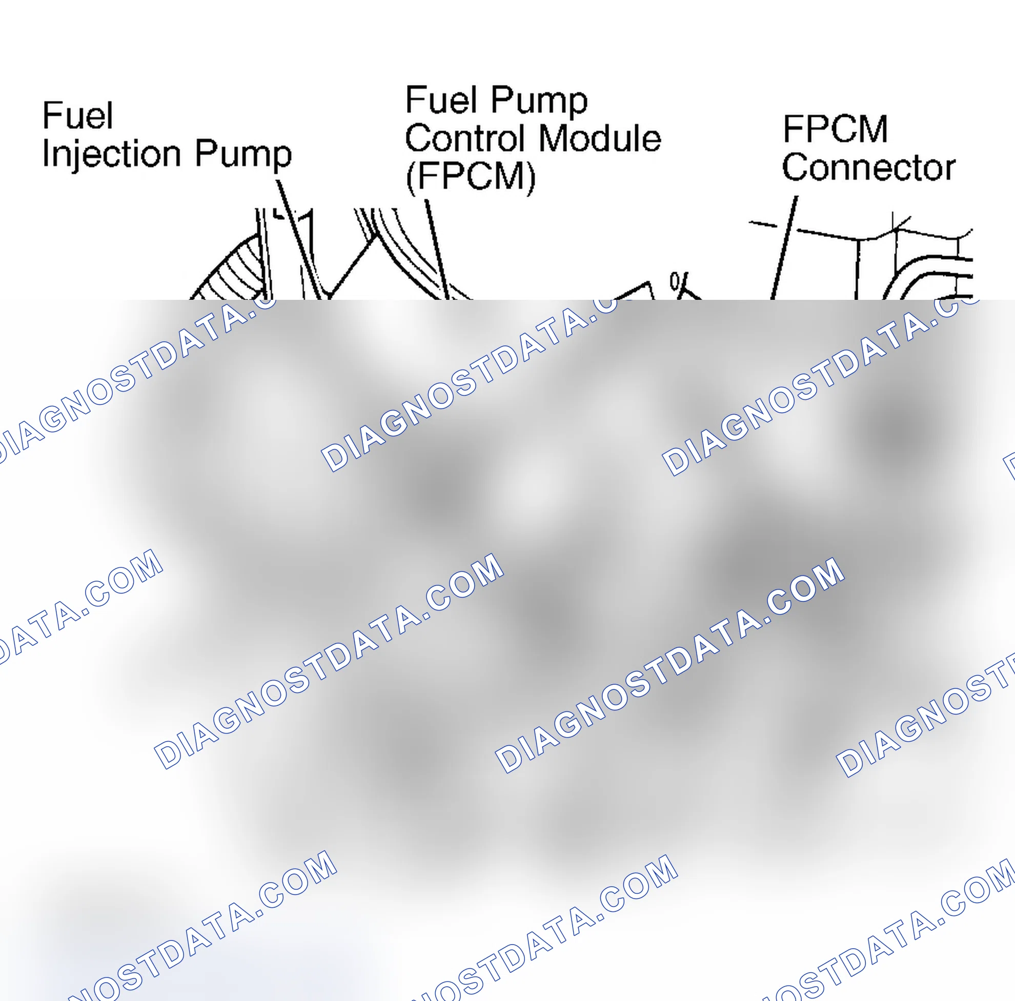 Scheme 738: FUEL PUMP CONTROL MODULE & HARNESS LOCATIONS