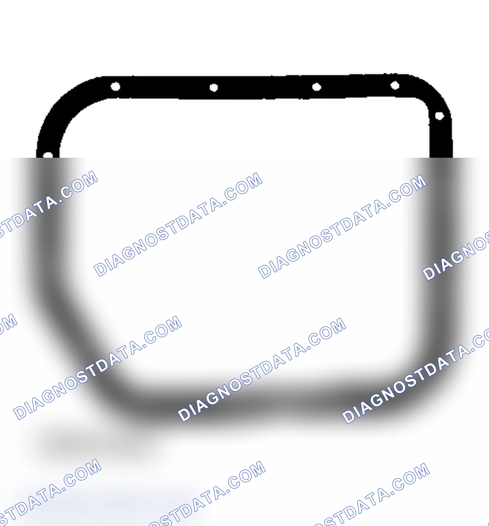 Scheme 1: Identifying Oil Pan Gasket (32RH, 42RE & 44RE)