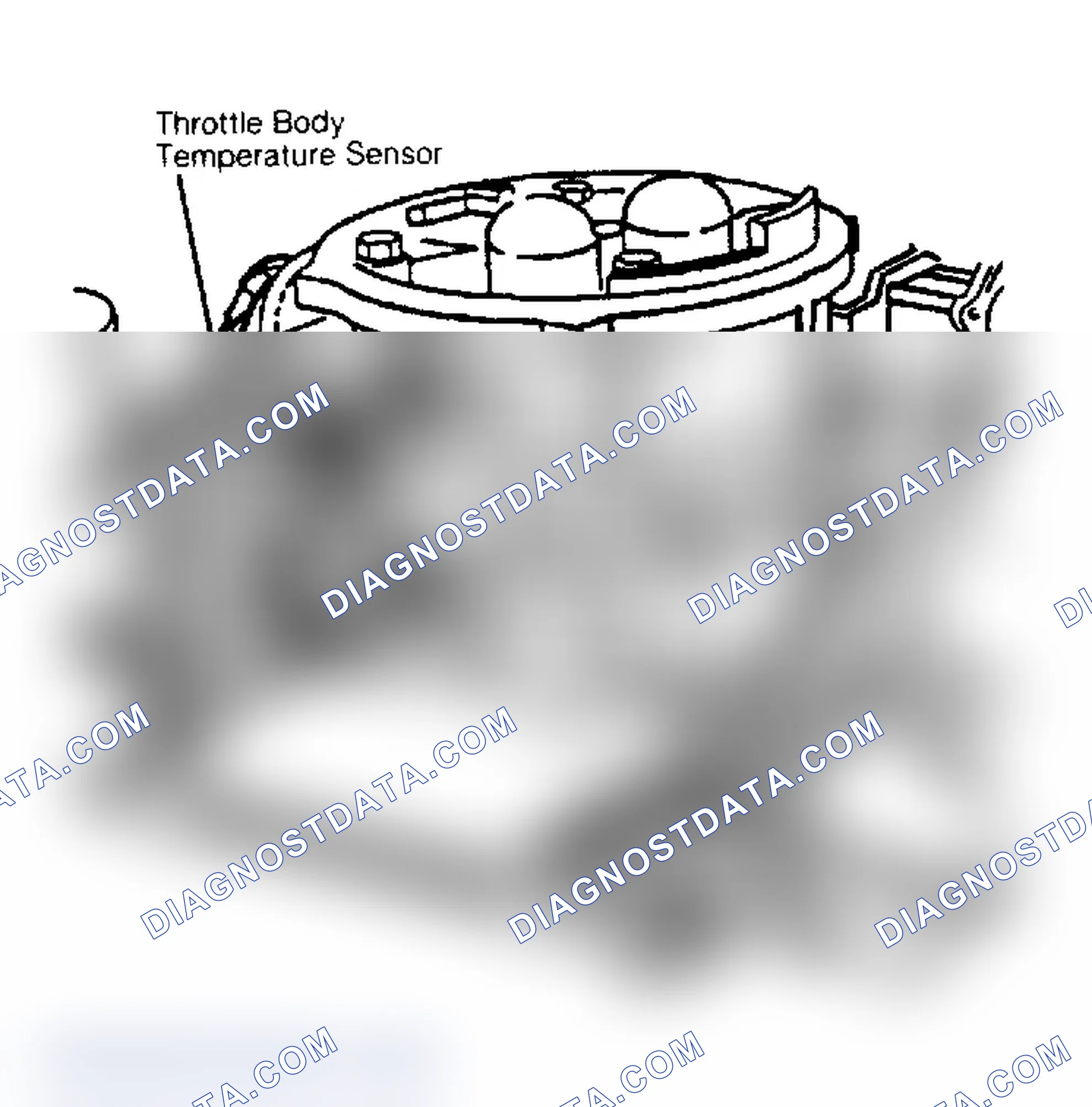 Scheme 313: DR17 (2 of 3) - Location Of Throttle Body Temperature Sensor