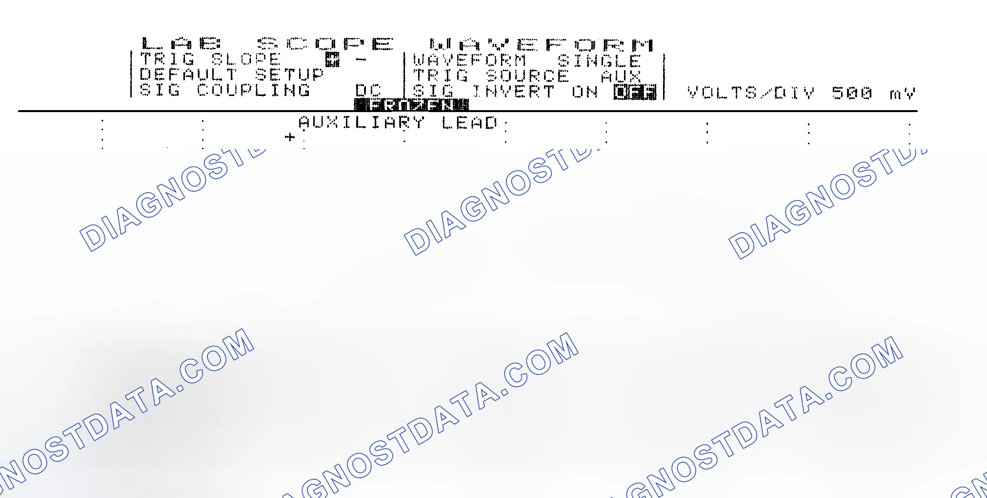 Scheme 14: Single Injector w/Excessive Current Flow - Current Pattern