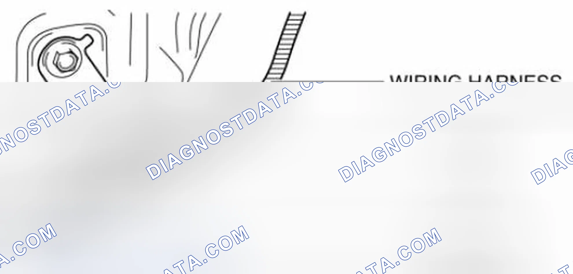 Scheme 216: Assembly of Wiring Harness to Wire Clip Note