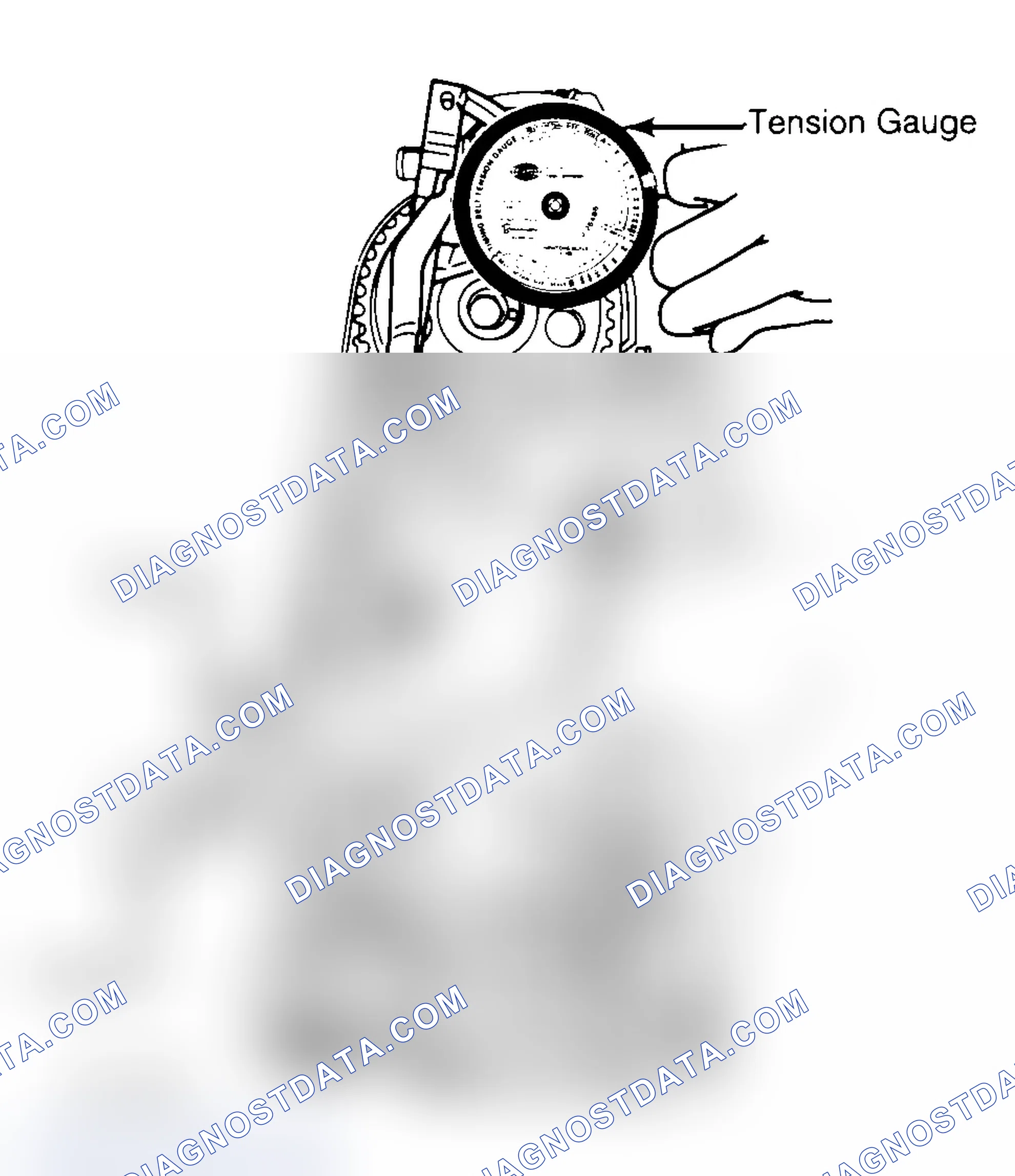 Scheme 28: Adjusting Typical Timing Belt Tension
