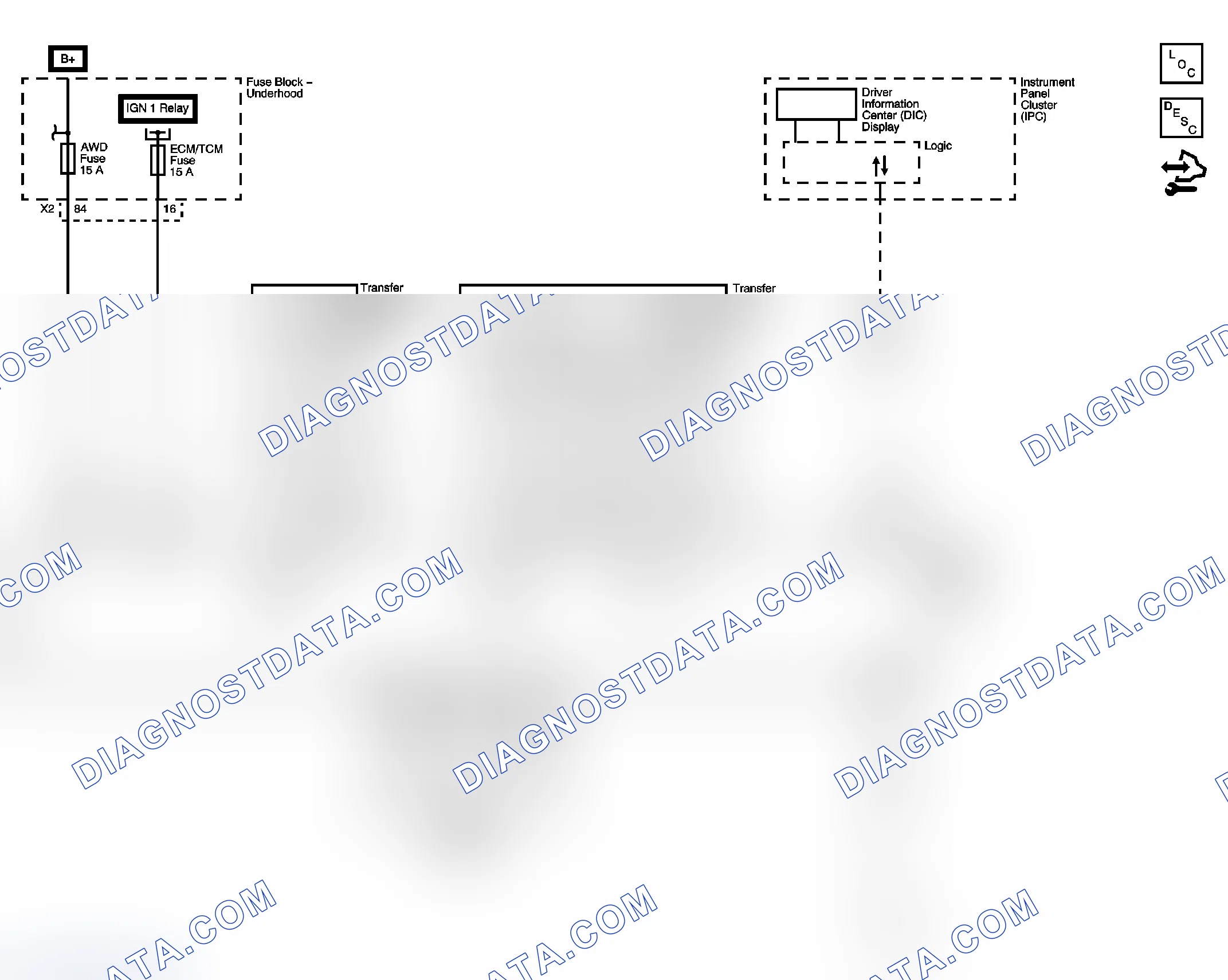 Scheme 1: Transfer Case Control Schematics