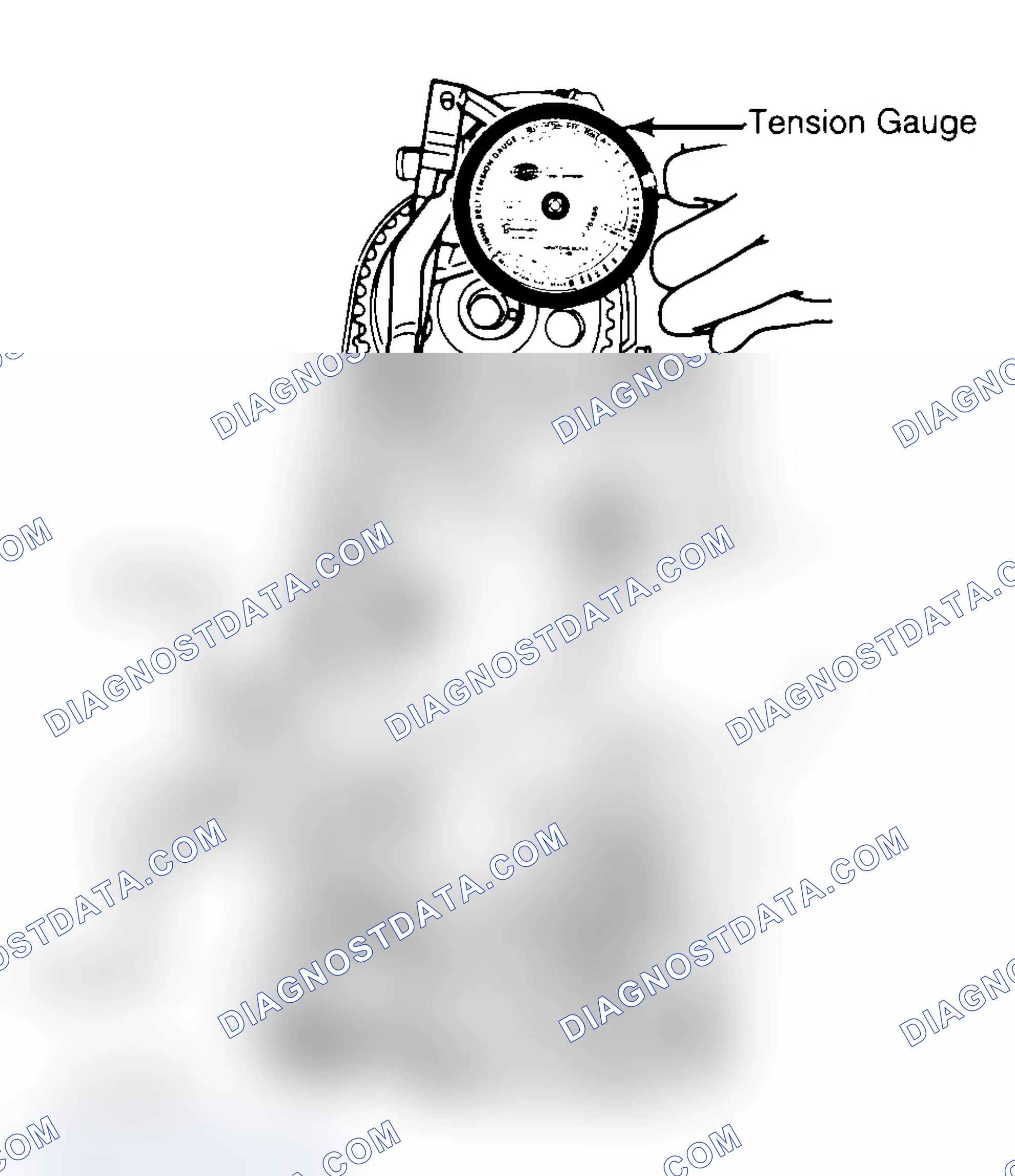 Scheme 28: Adjusting Typical Timing Belt Tension