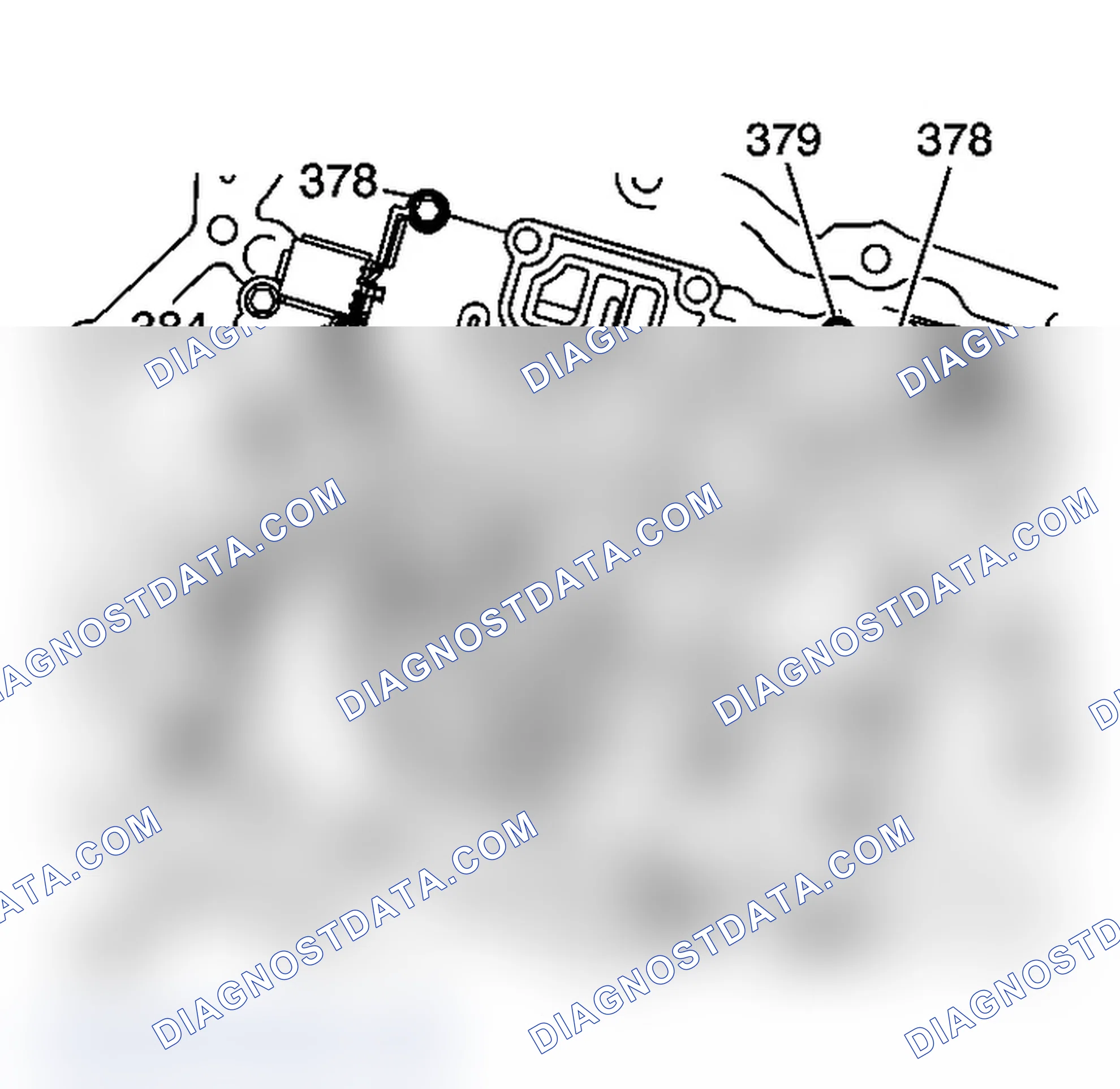 Scheme 159: Control Valve Body Assembly Removal