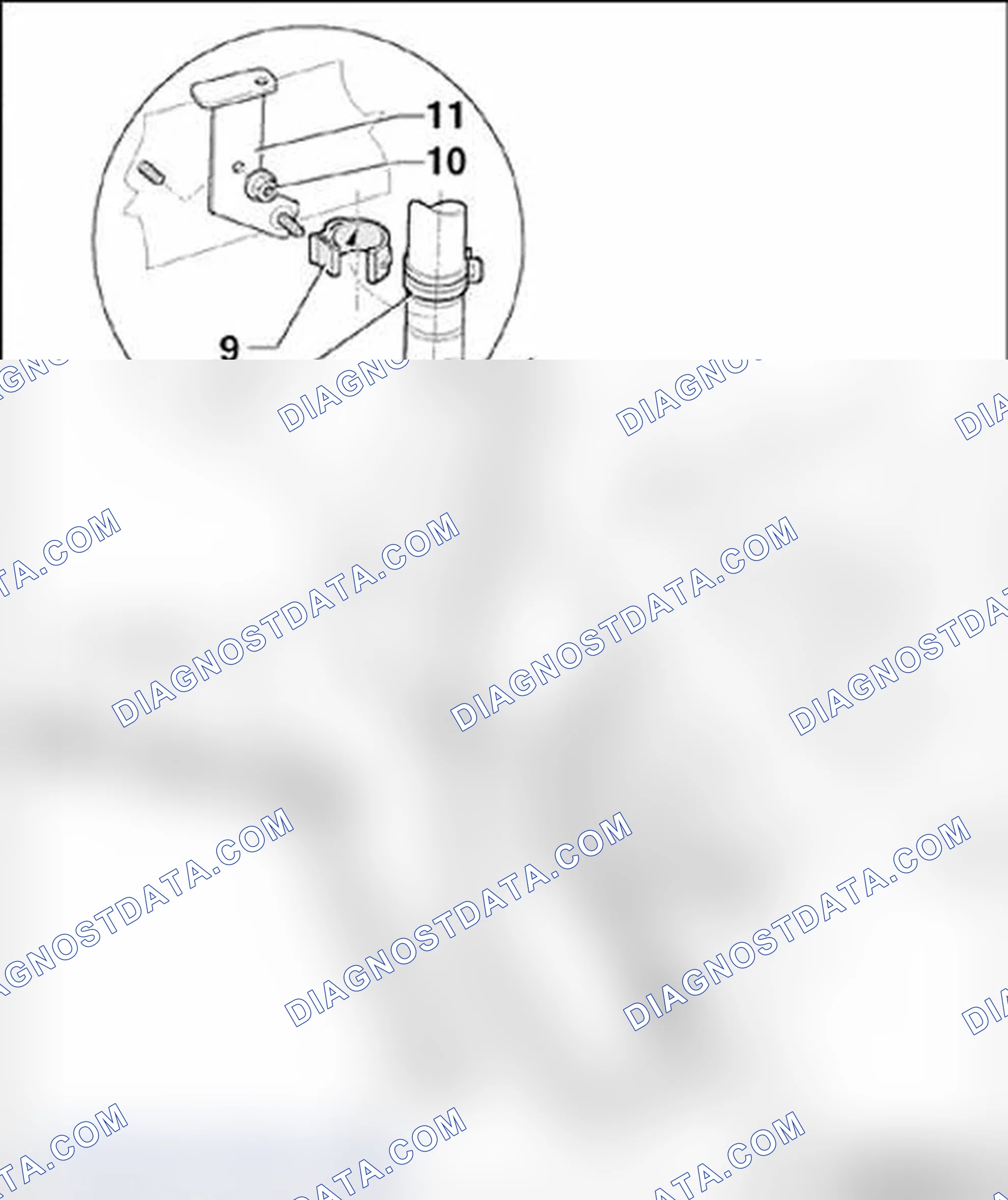 Scheme 1158: Pressure switch for power steering
