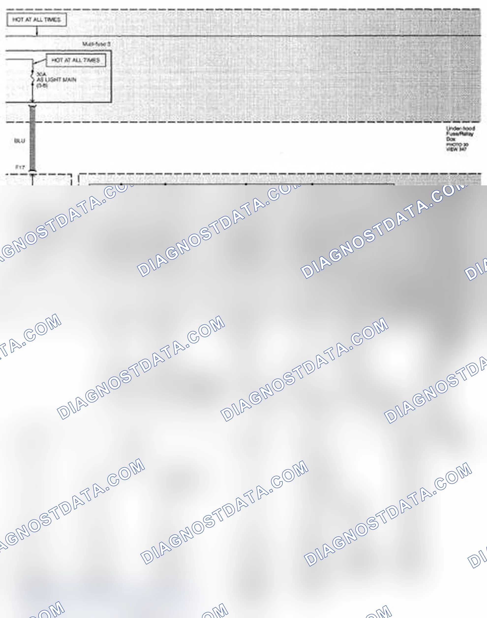 Scheme 92: Power Distribution Circuit Diagram - All Models (Page 10-9)