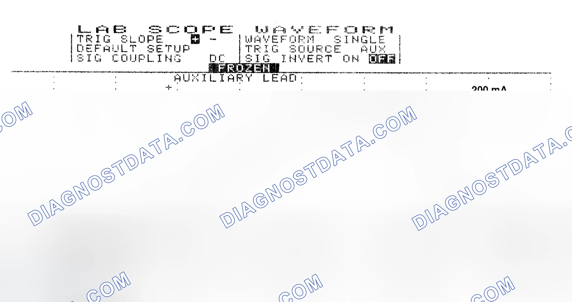 Scheme 13: Single Injector w/Normal Current Flow - Current Pattern