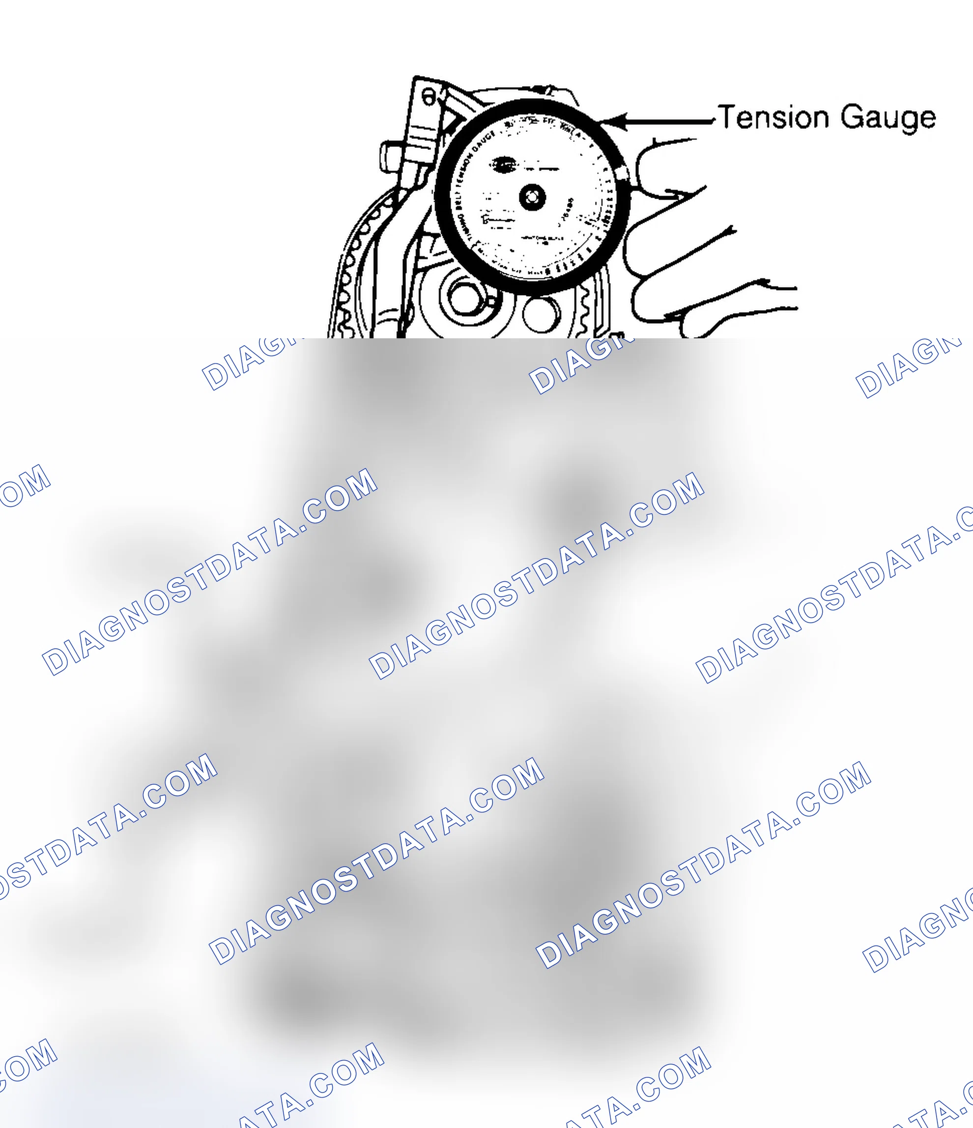 Scheme 28: Adjusting Typical Timing Belt Tension