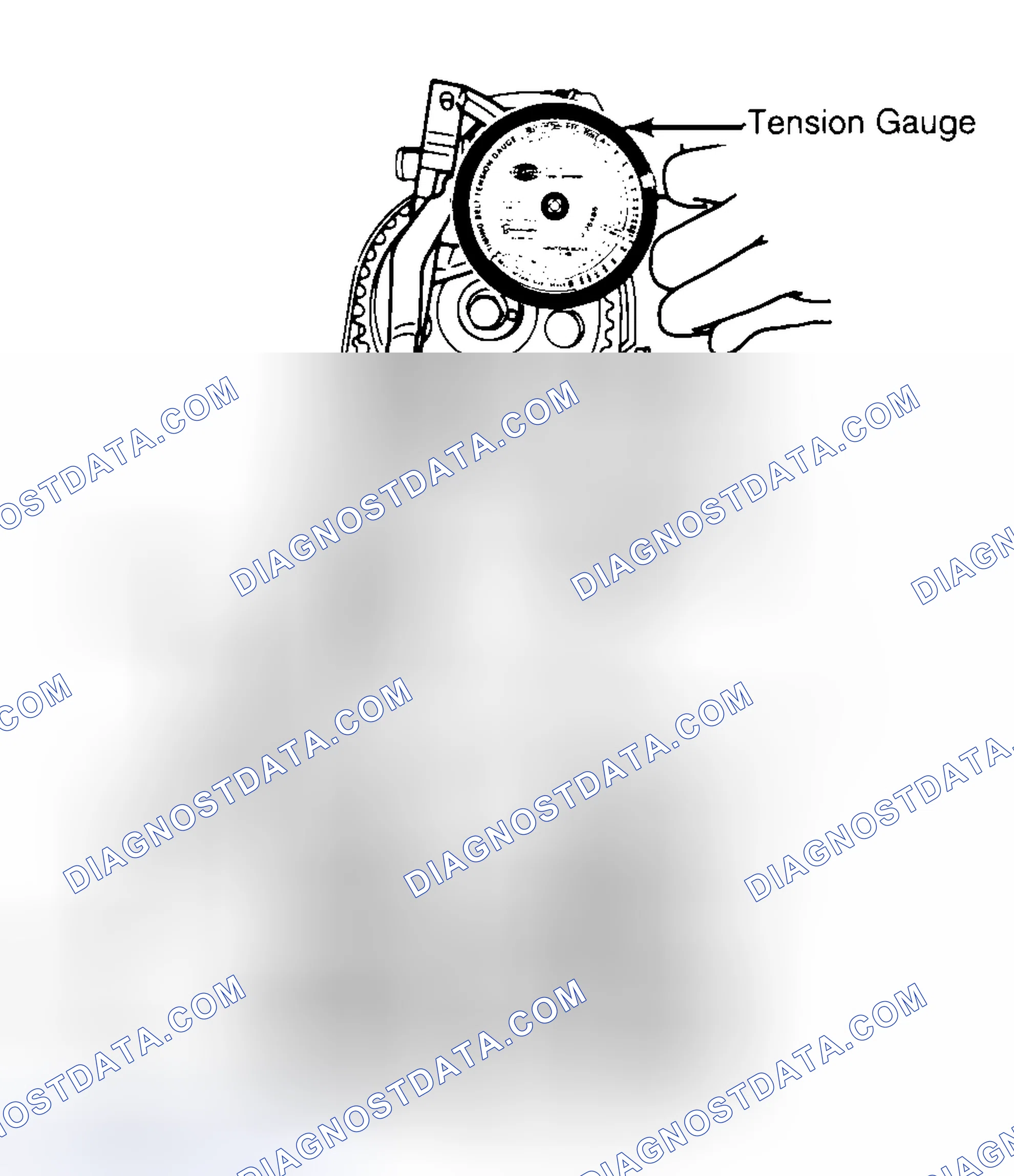 Scheme 3: Adjusting Typical Timing Belt Tension