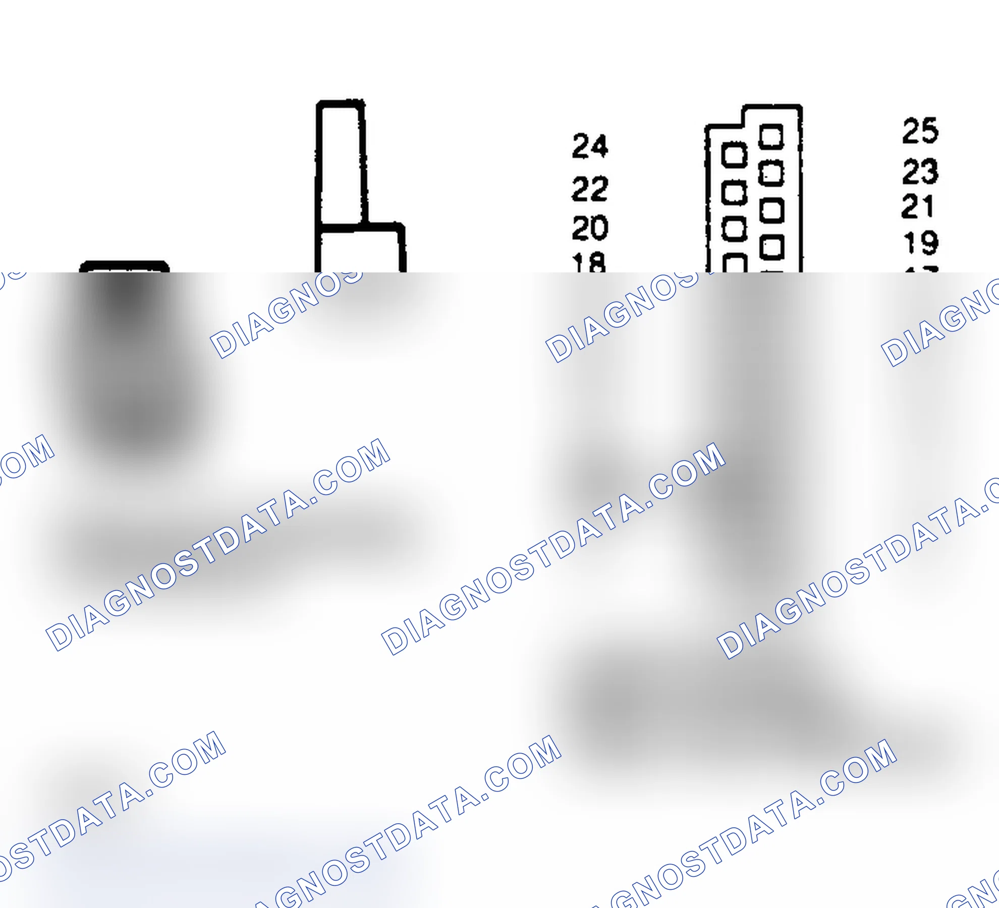 Scheme 149: Solenoid Assembly Connectors & Logic Module Blue Connector View From Wire End