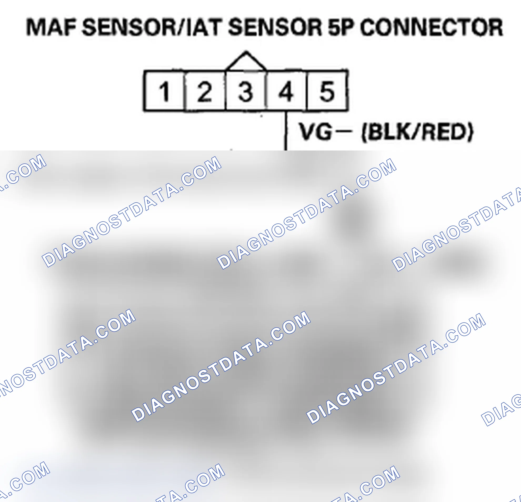 Scheme 73: DTC P0103: MAF Sensor Circuit High Voltage