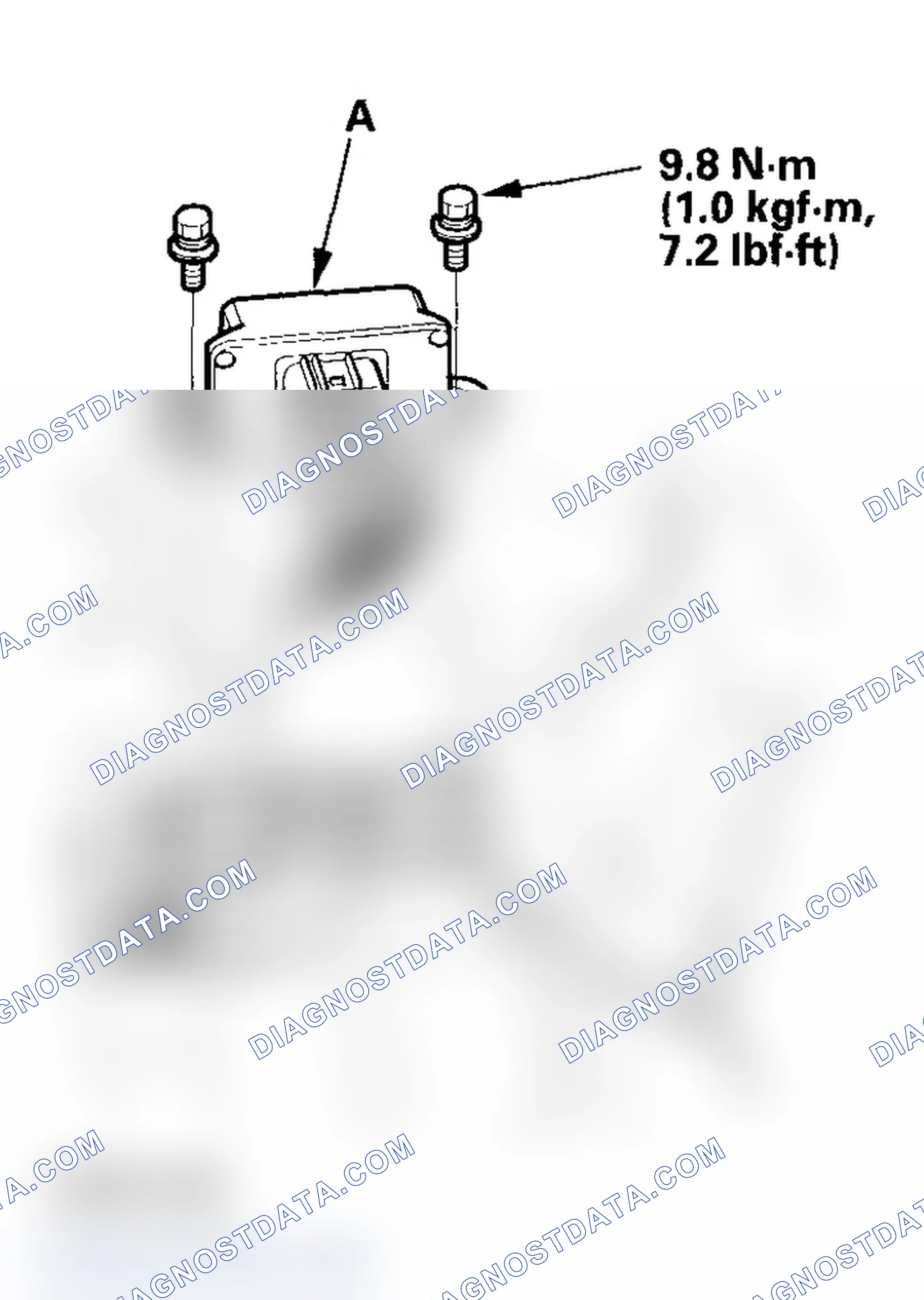 Scheme 83: Yaw Rate-Lateral Acceleration Sensor Replacement